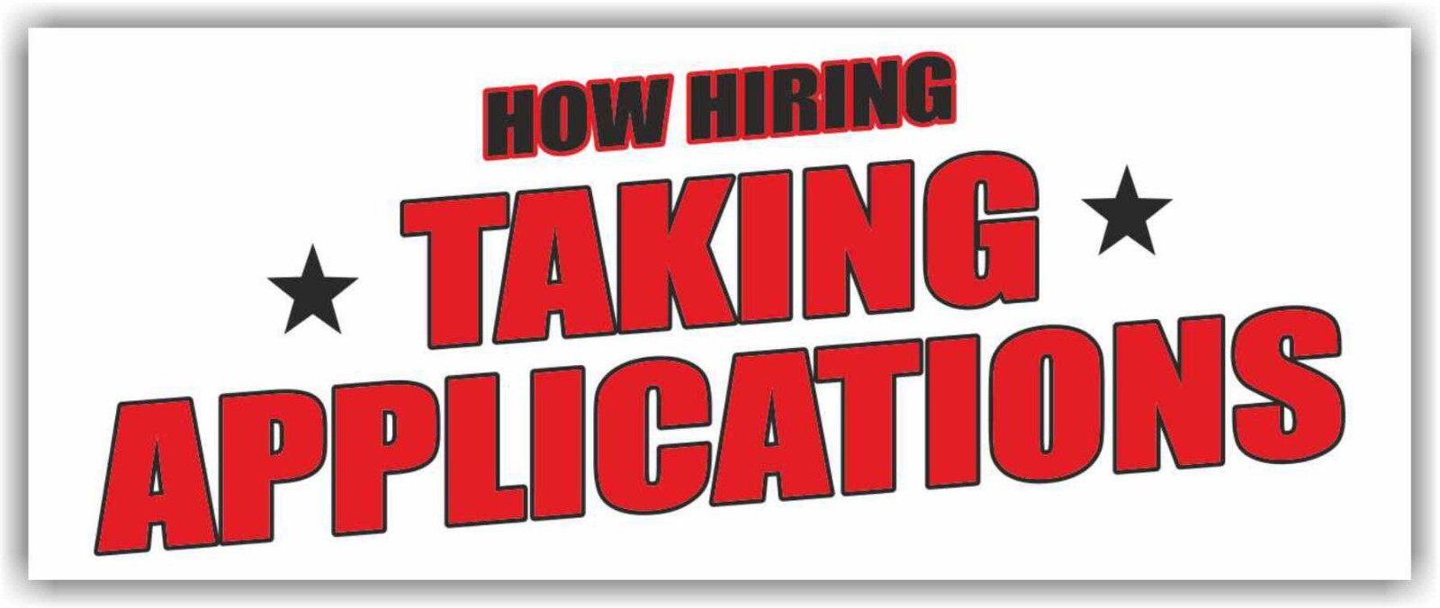 NOW HIRING TAKING APPLICATIONS Advertising Banner Vinyl Mesh Sign help wanted