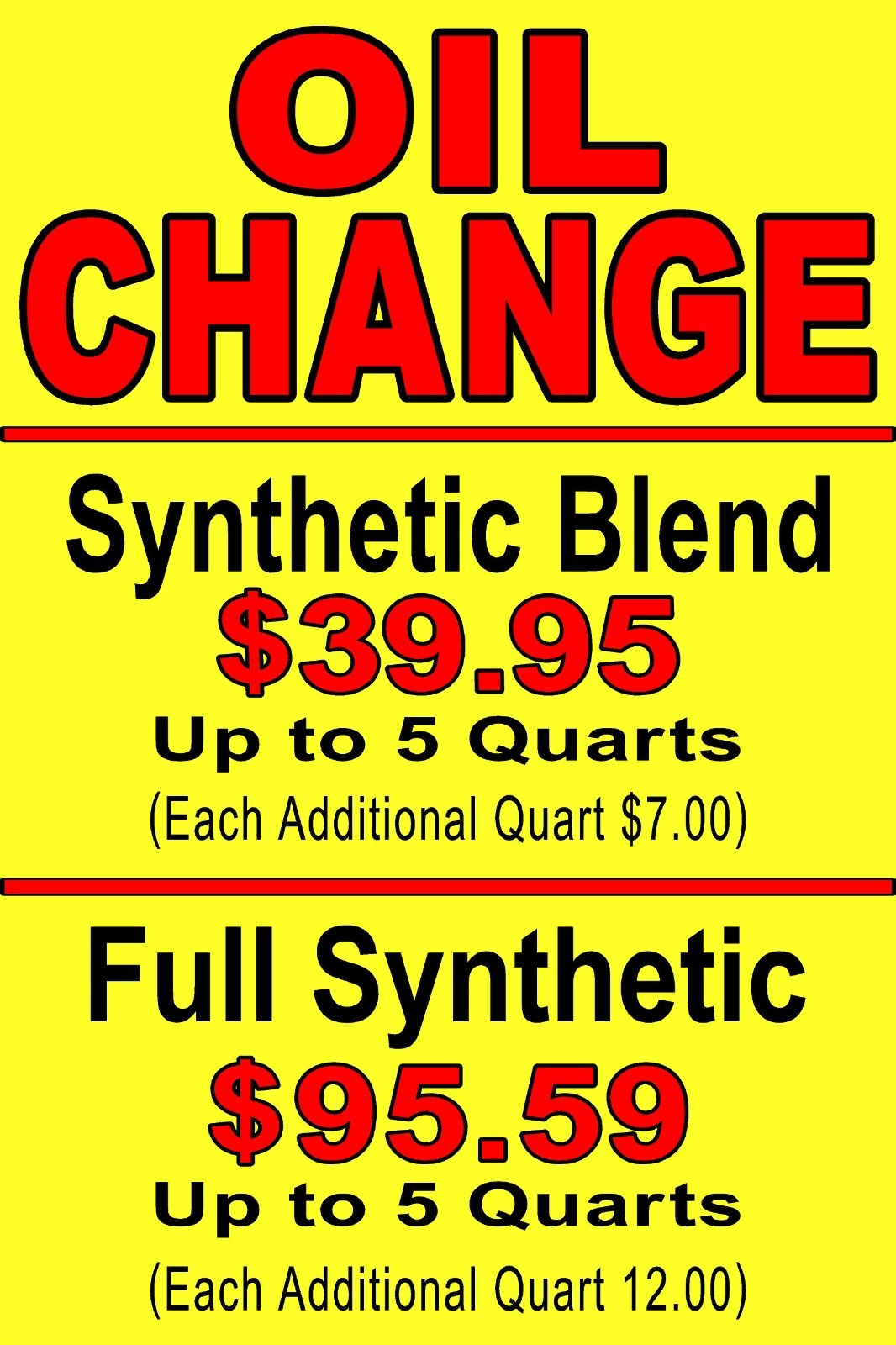 4x Advertising poster signs 24″x36″ each Your AI Design printing service