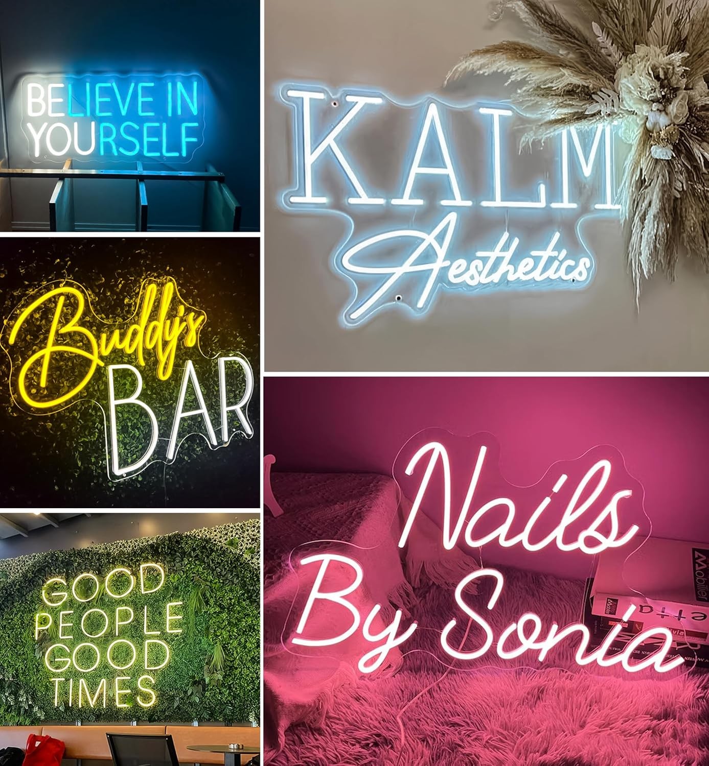 Letrero Neon LED Personalizado para Bodas, Bar, Negocio o Eventos