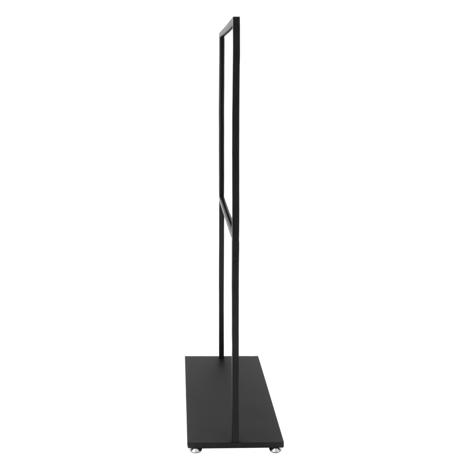 Rectangular Metal Advertising Display Stand Freestanding Poster Display Stand