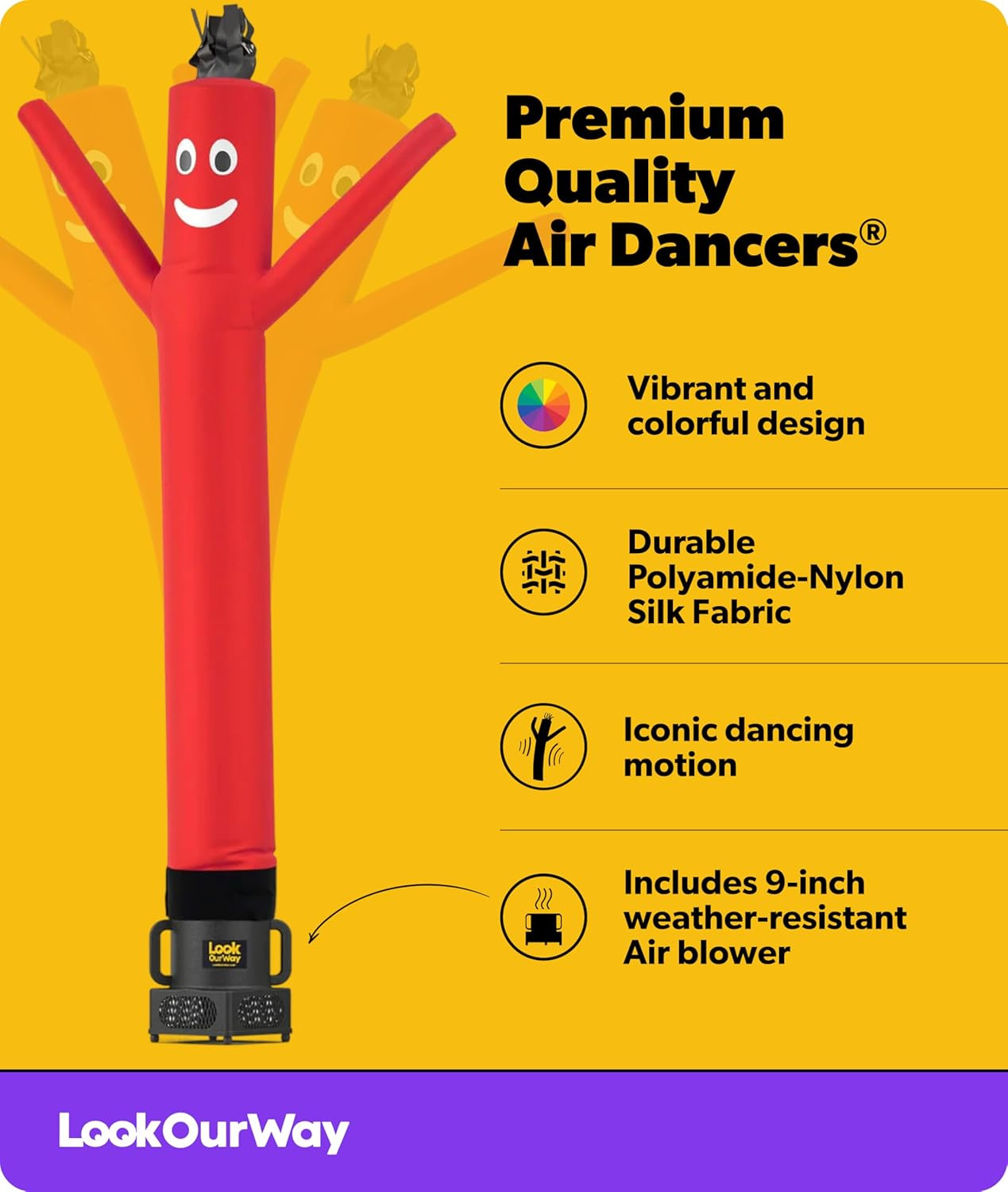 Air Dancers Wacky Waving Inflatable Tube Guy – 7Ft Tall Inflatable Advertising W