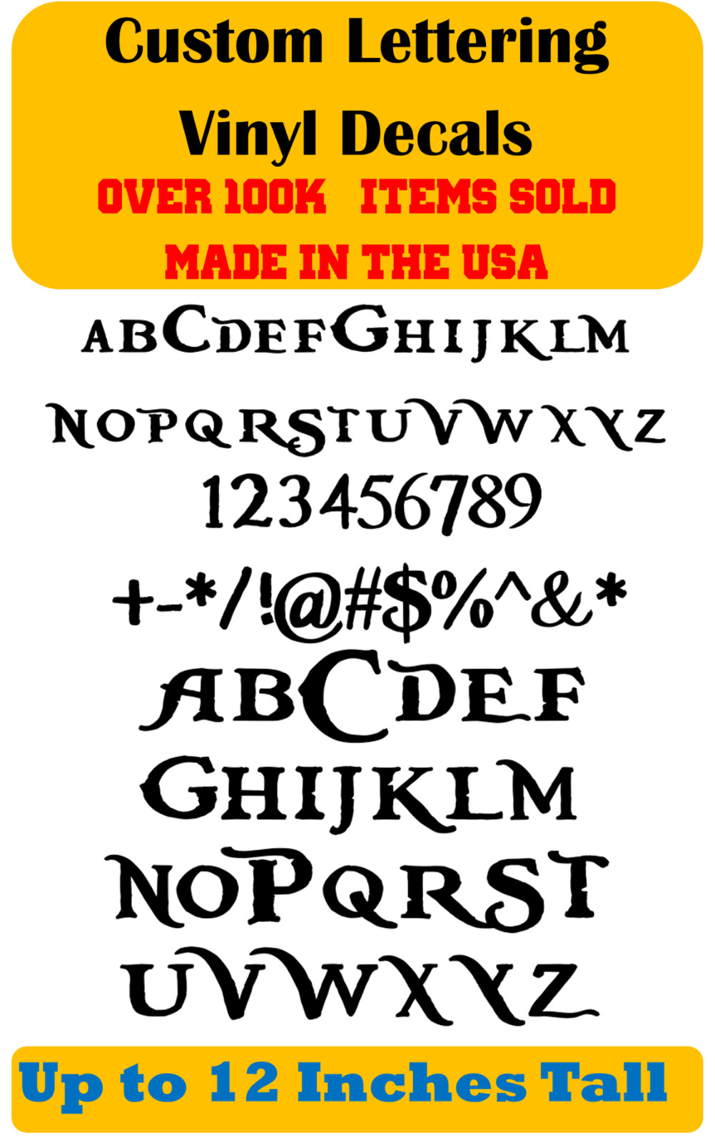 Custom Personalized Decal Vinyl Lettering Text Business Sign Pirates Caribbean