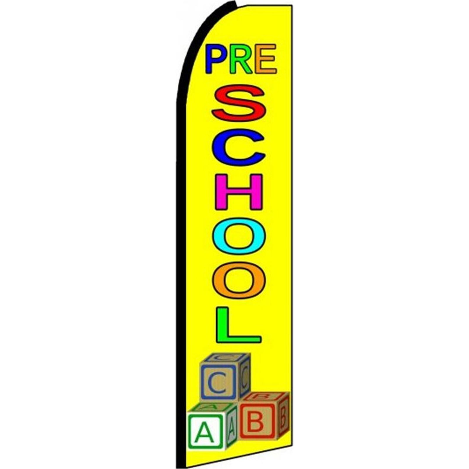 Pre School 2 1/2 ft X 11 1/2 ft Windless Flag