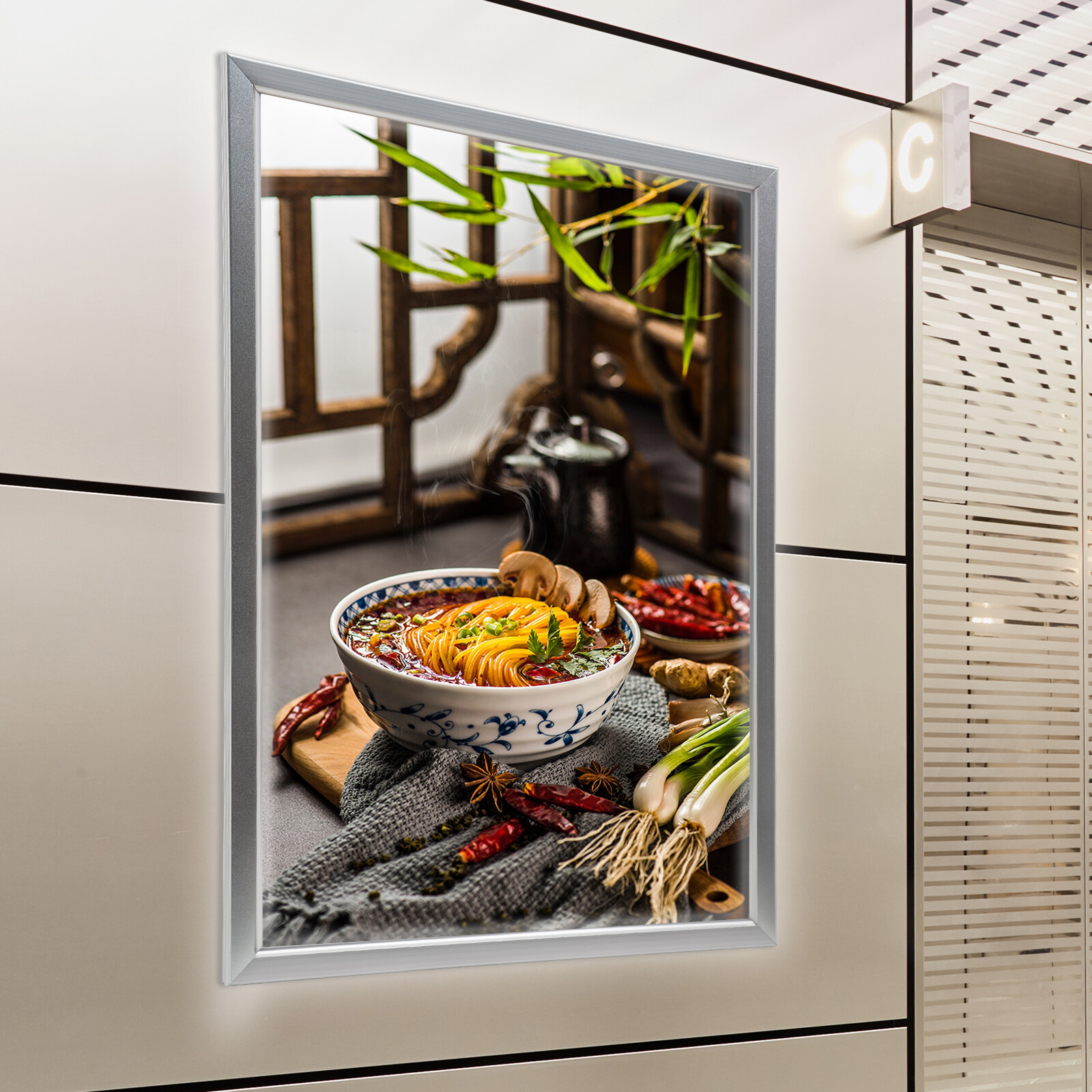 27″x40” LED Poster Movie Frame Backlit Light Box Advertising Sign Display