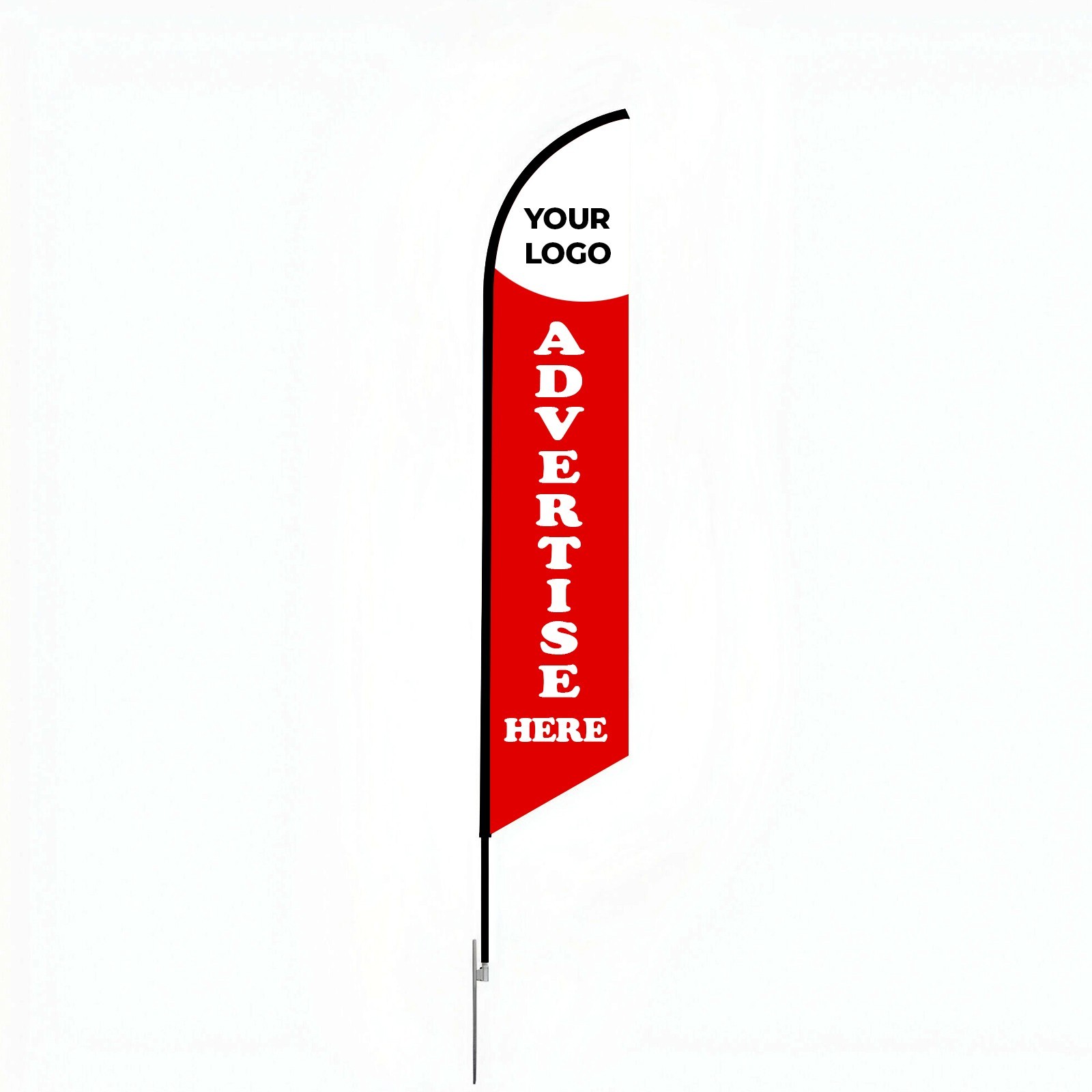 Custom Feather Flag With Ground Stake – Print your Design on Flag