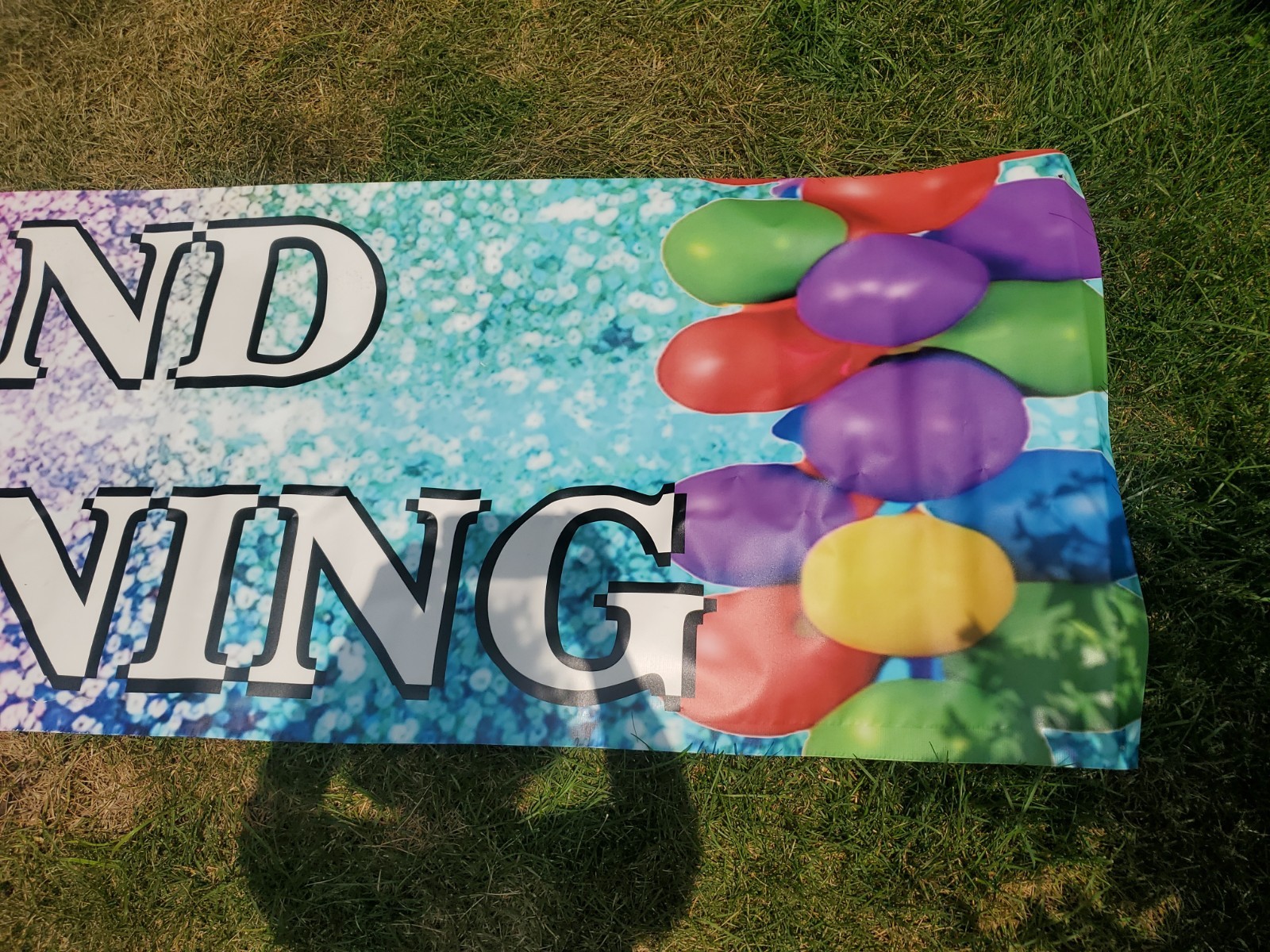 Grand Re-Opening Banner For Storefront