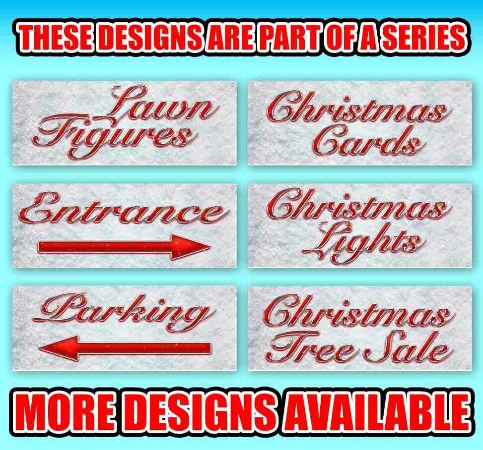 ENTRANCE RIGHT Advertising Vinyl Banner Flag Sign Many Sizes Available CHRISTMAS