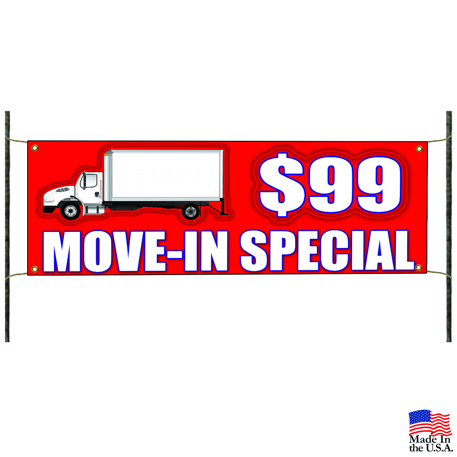 Move In Special $99 Business Advertising Vinyl Banner Sign Indoor Outdoor Window