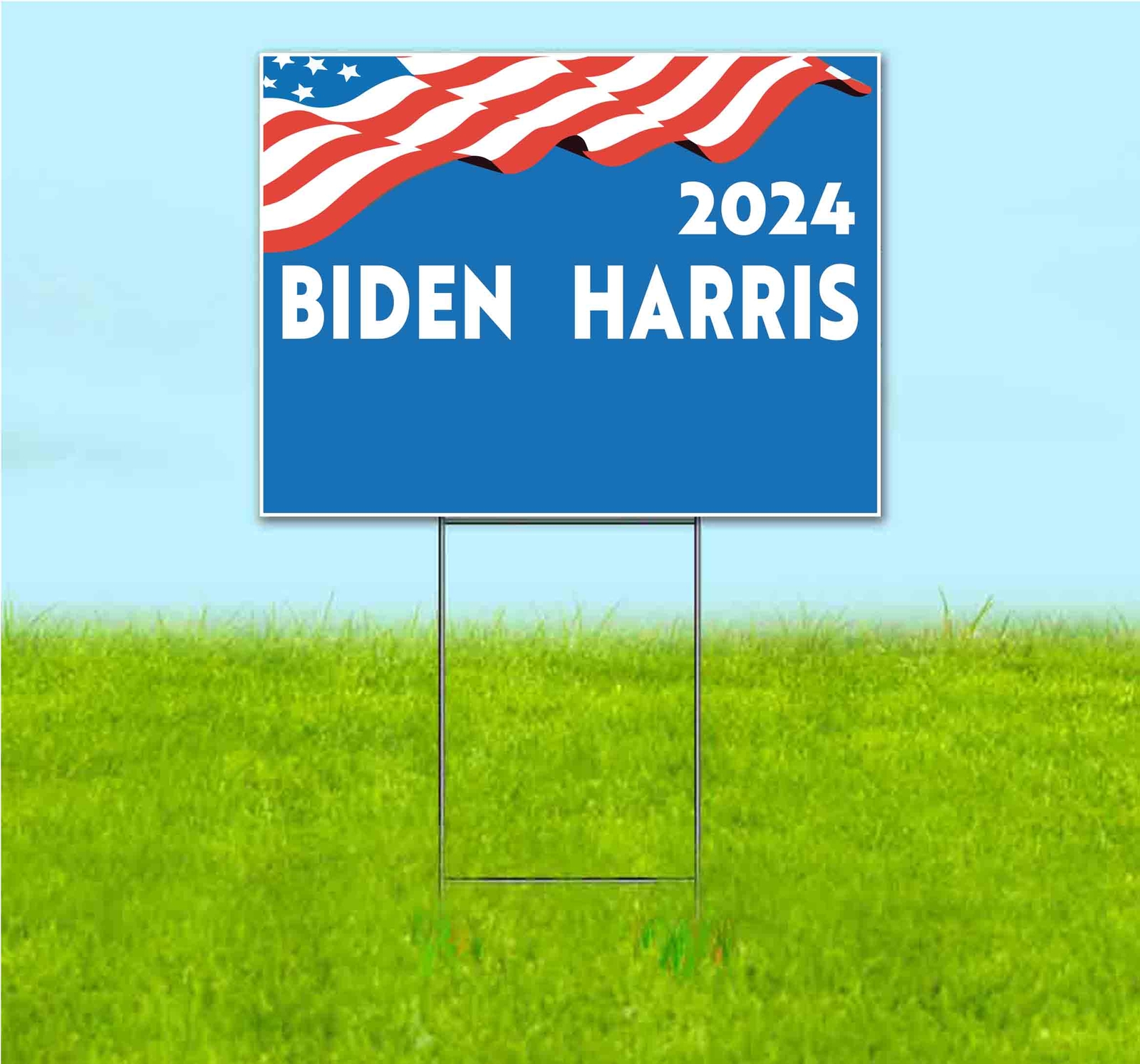 BIDEN HARRIS 2024 18×24 Yard Sign Bandit Lawn Advertising ELECTION DEMOCRAT