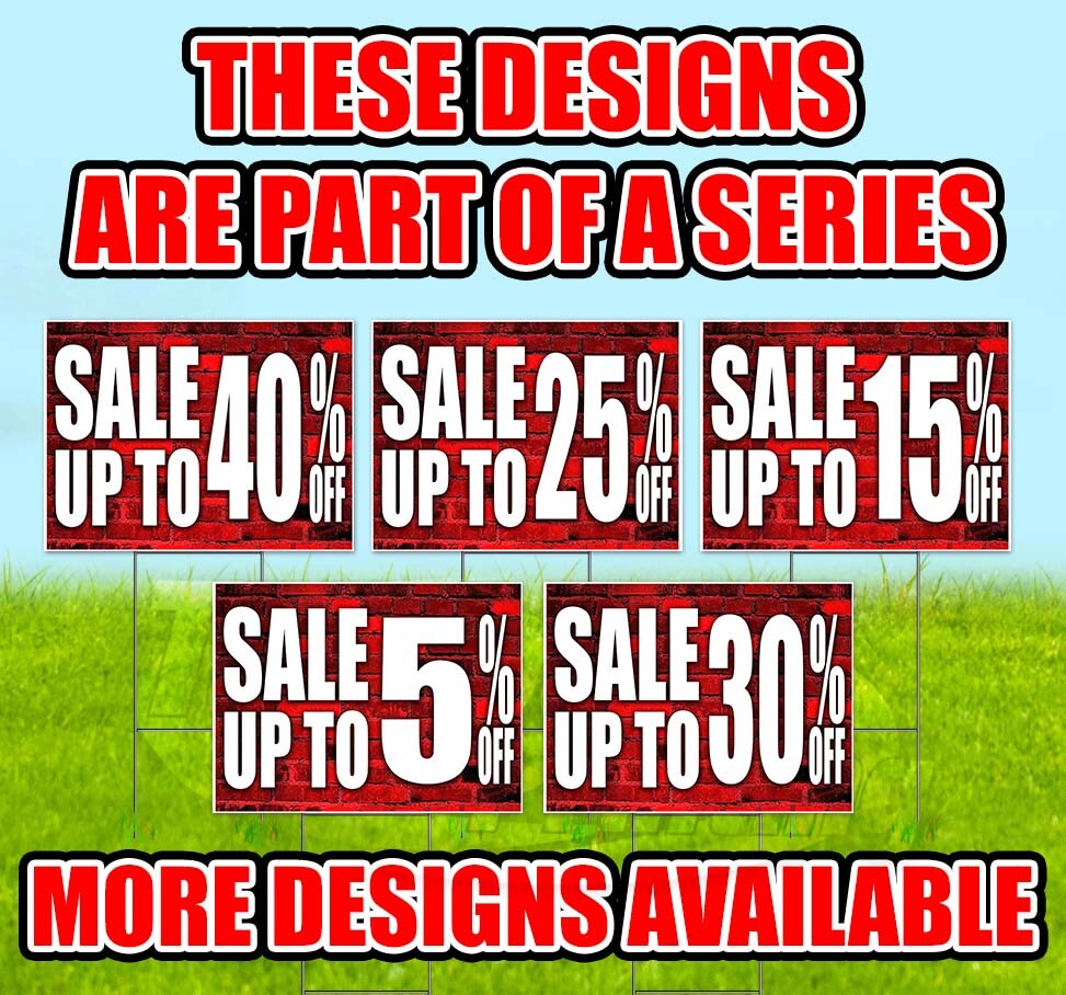 SALE UP TO 85% OFF 18×24 Yard Sign WITH STAKE Corrugated Bandit USA DISCOUNT