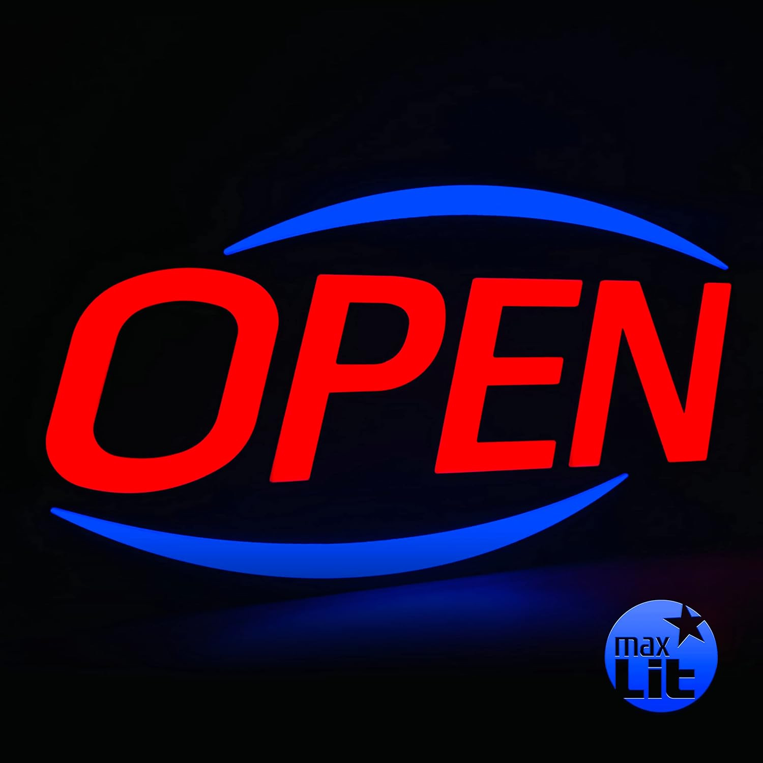 32” X 17” New Jumbo ULTRA BRIGHT LED Open Sign — Remote Controlled — Dynamic L