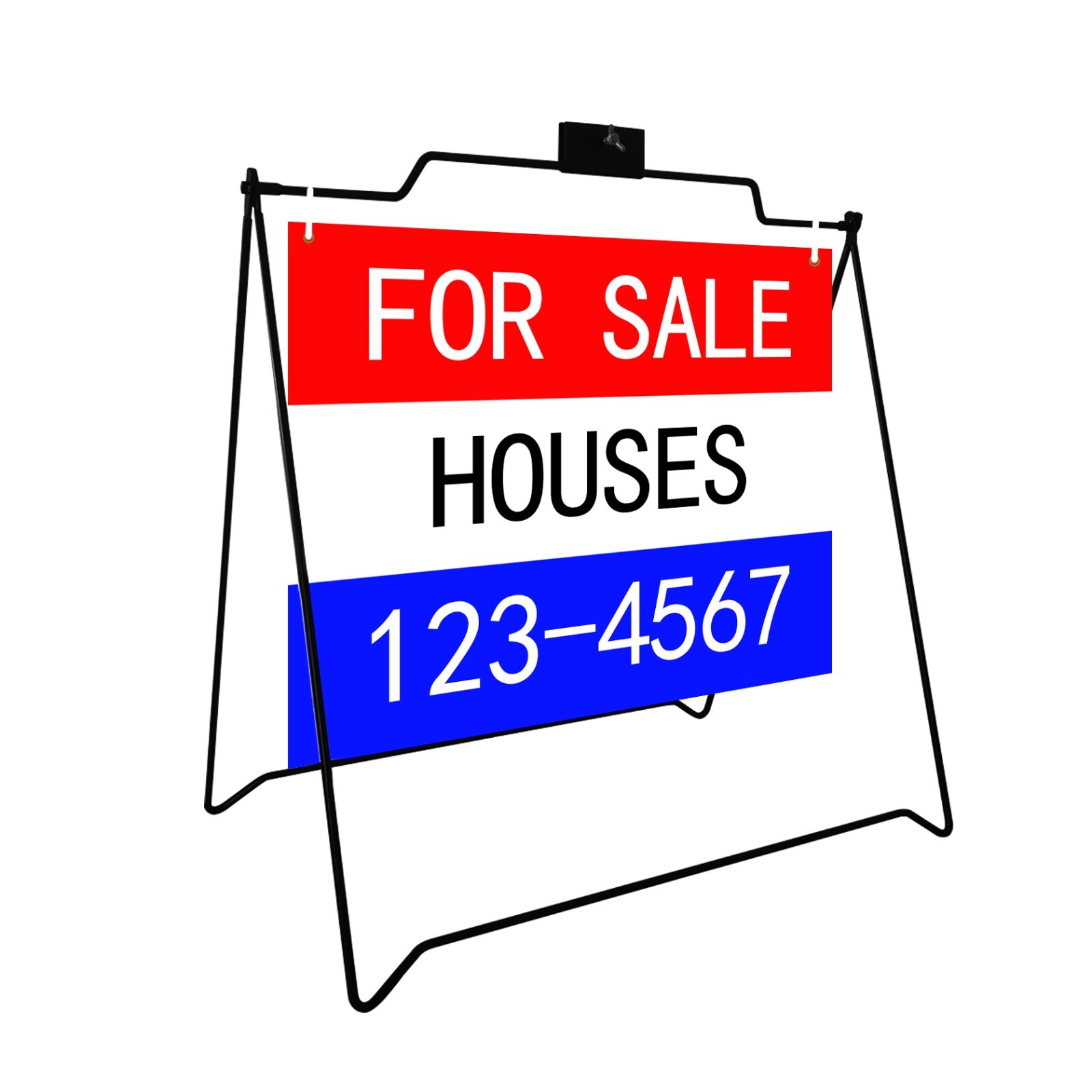 BLACK A-Frame 22″x18″ for Restaurants Shops Parking Open House Signs 8 UNIT