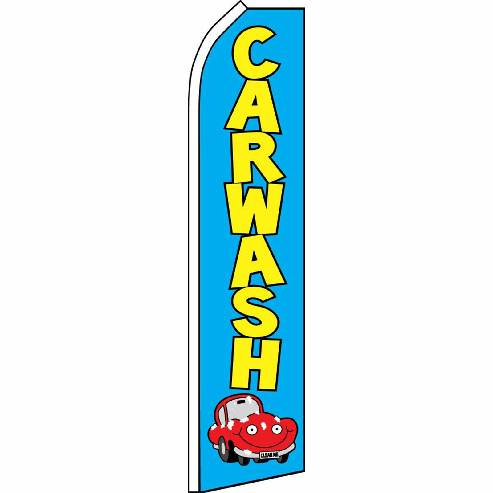 Car Wash Flag Flutter Feather Banner Swooper Bundle Kit