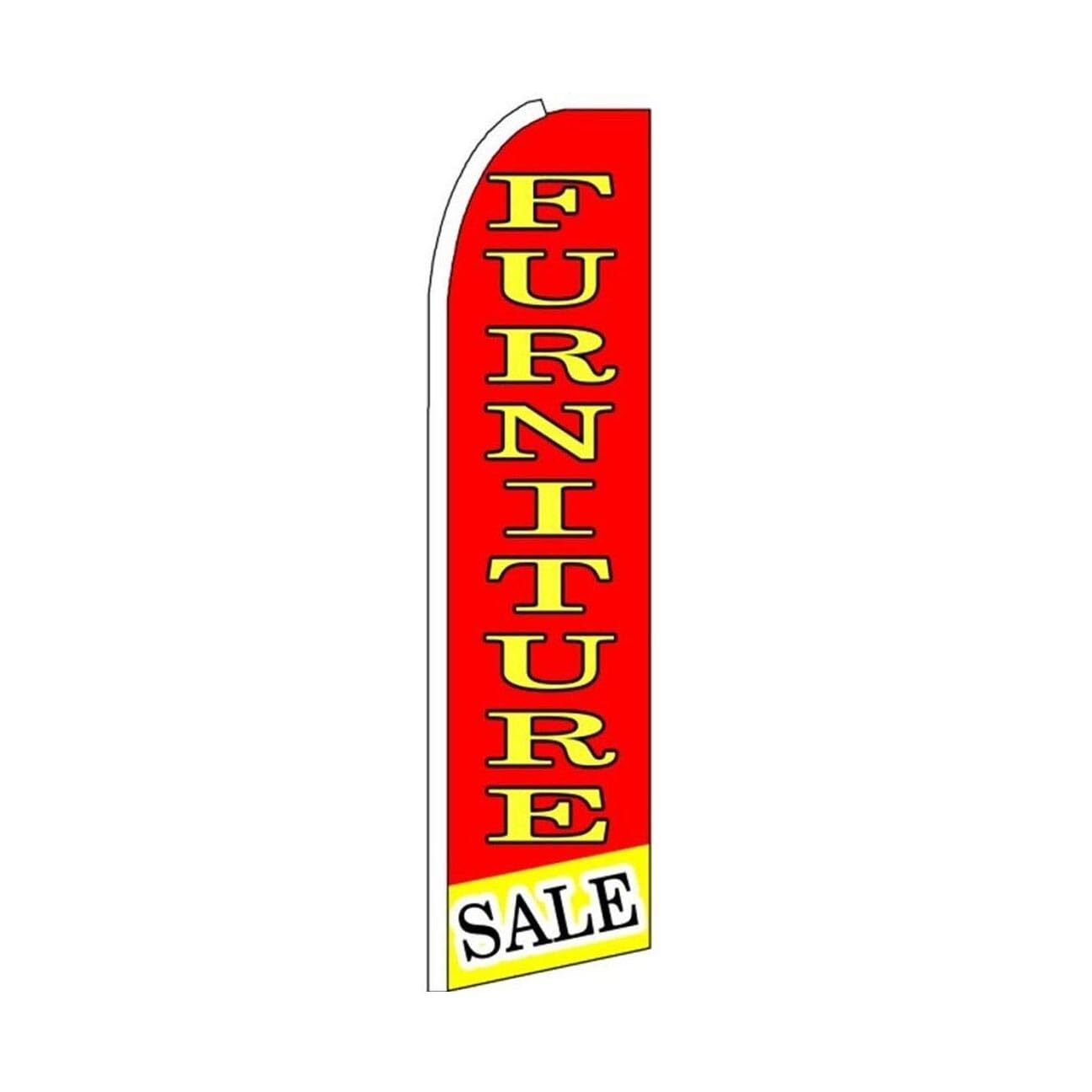 Furniture Sale Swooper Flutter Feather Flag | 3ft W x 11.5ft Tall
