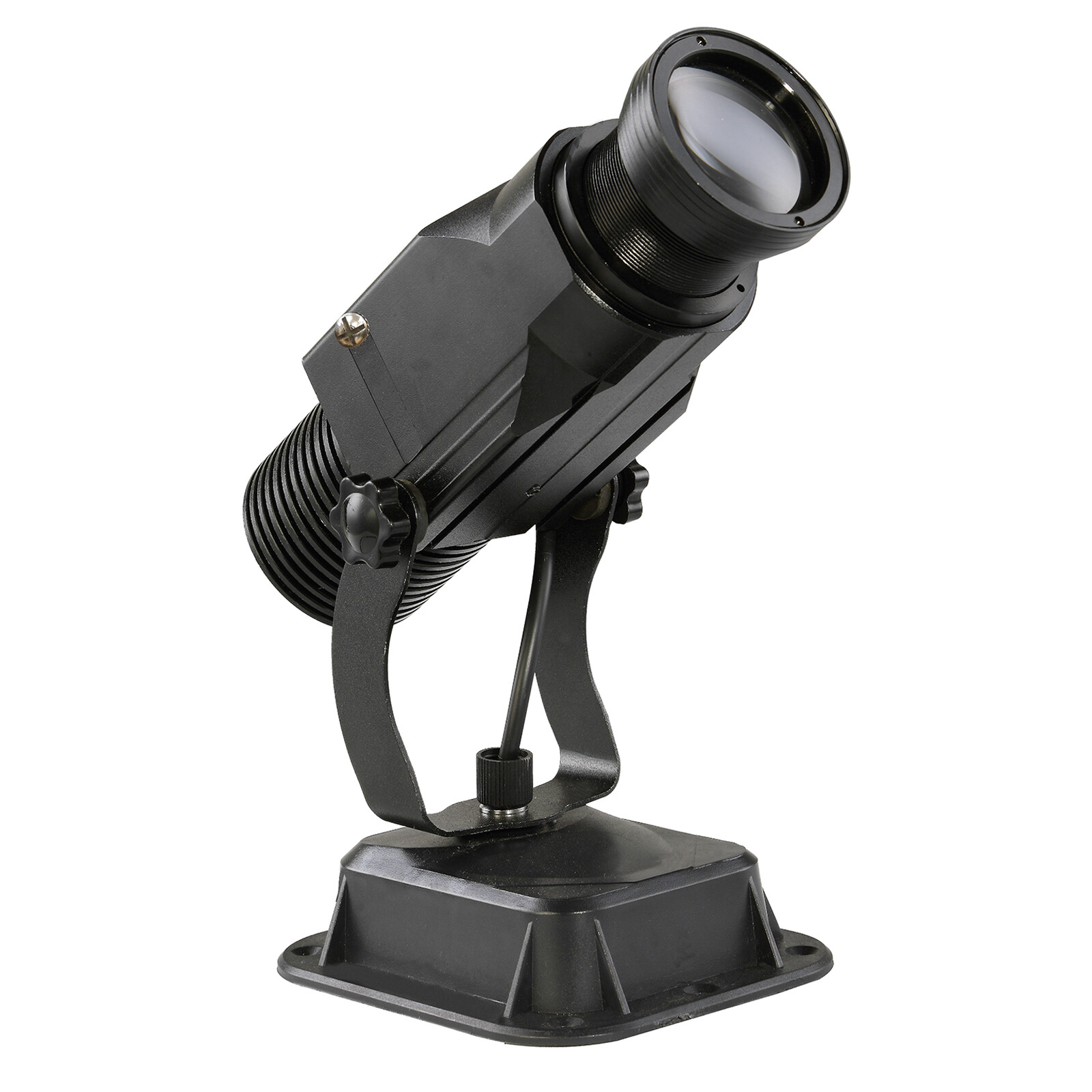 15W Indoor Outdoor LED Logo Gobo Projector Light w/ Customize Static Glass Gobo