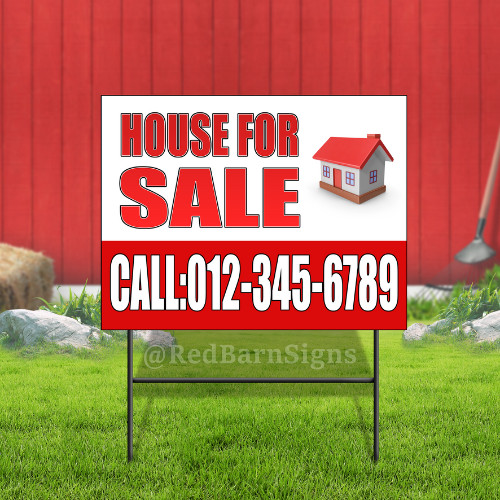 Home For Sale Indoor Outdoor Coroplast Yard Sign
