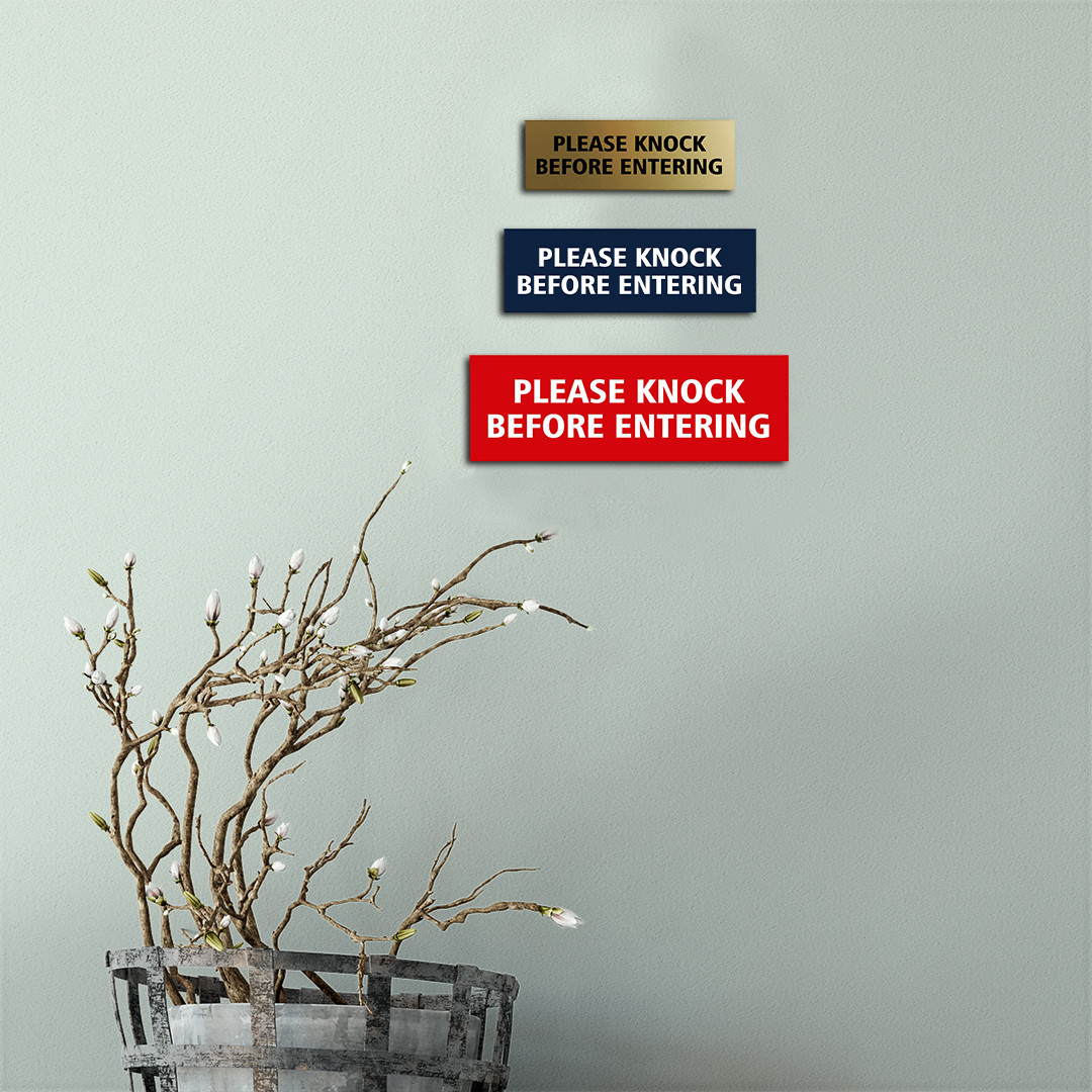 Basic Please Knock Before Entering
