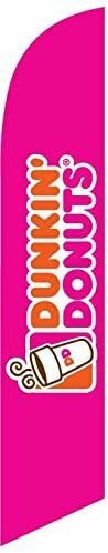 Dunkin’ Donuts Feather Banner Swooper Flag, Replacement Flag Only