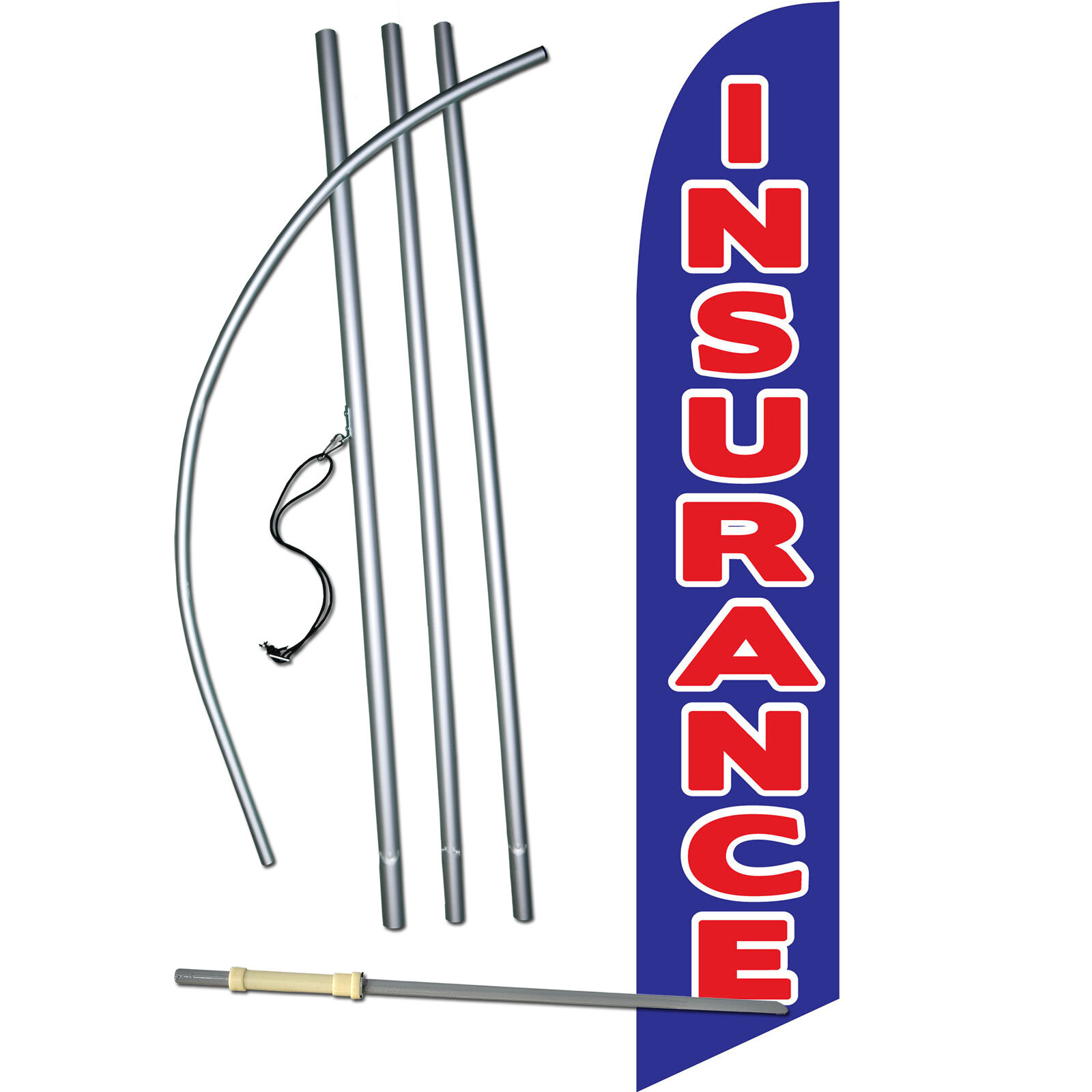 Insurance Complete Swooper Flag Bundle