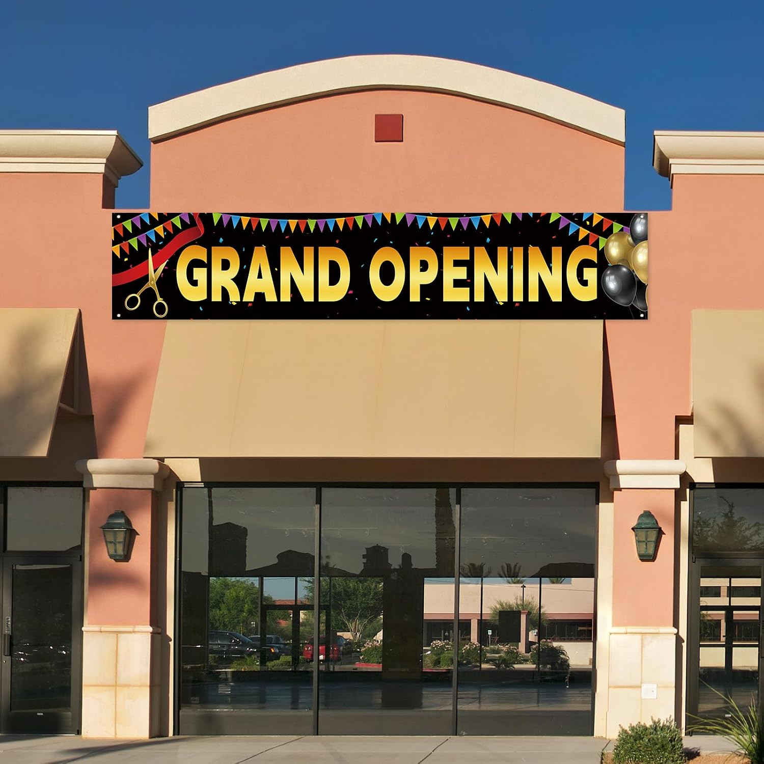 Large Grand Opening Banner for Fence Grand Opening Porch Sign Banner Now Open