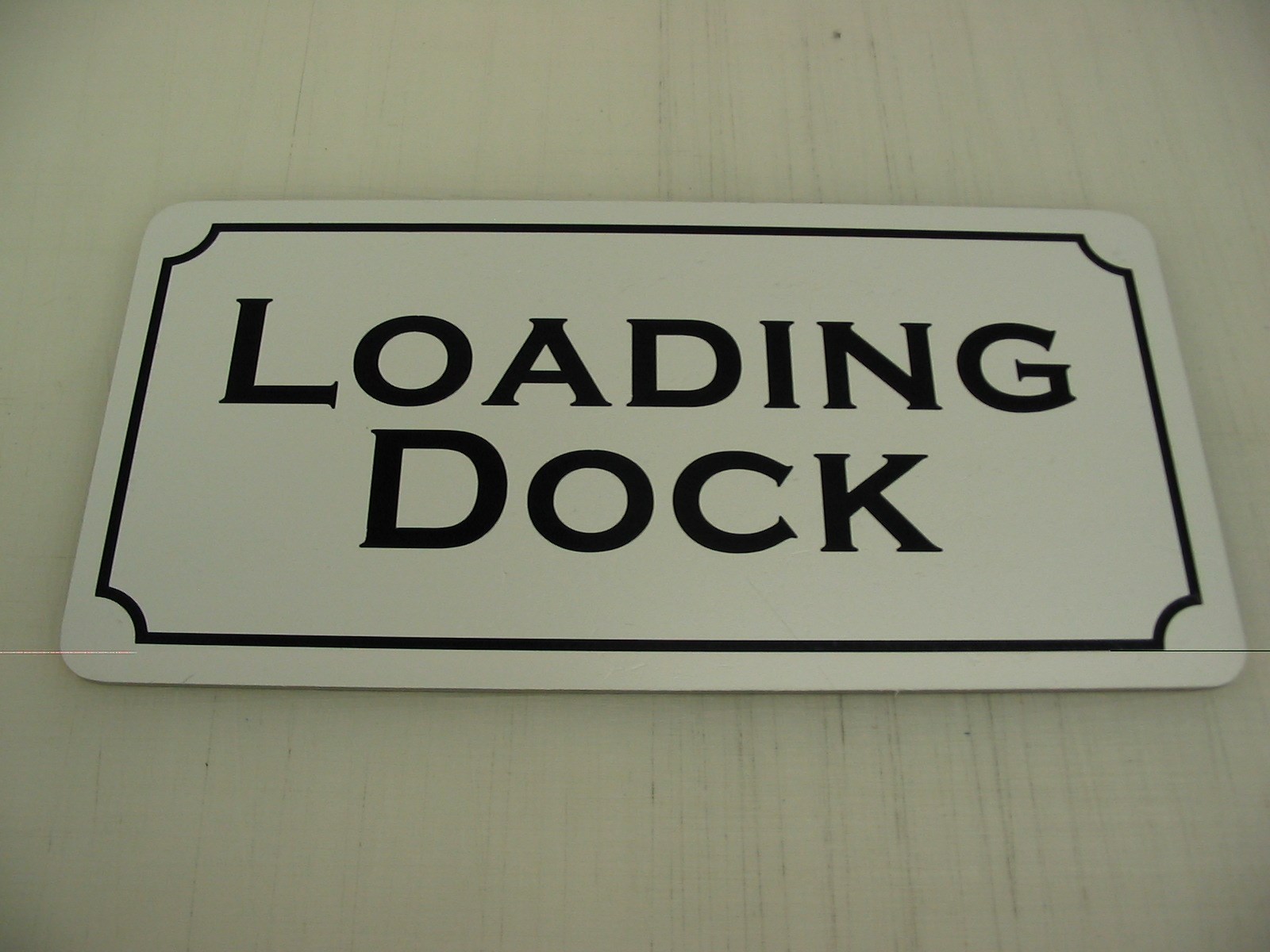 LOADING DOCK Metal Sign For Business, Construction Restaurant, Warehouse