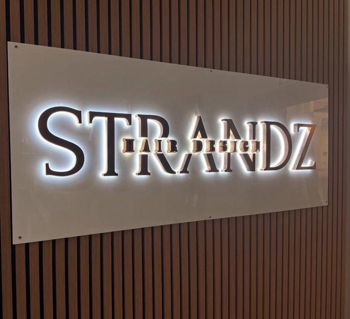 Custom Backlit 3D Channel Letters Sign Outdoor Business Sign Laser Cut Sign Wall