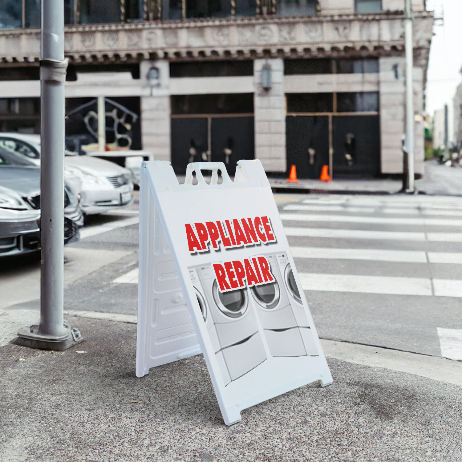 A-frame Sidewalk Appliance Repair 24″ x 36″ Double Sided A-Frame Sidewalk Sign