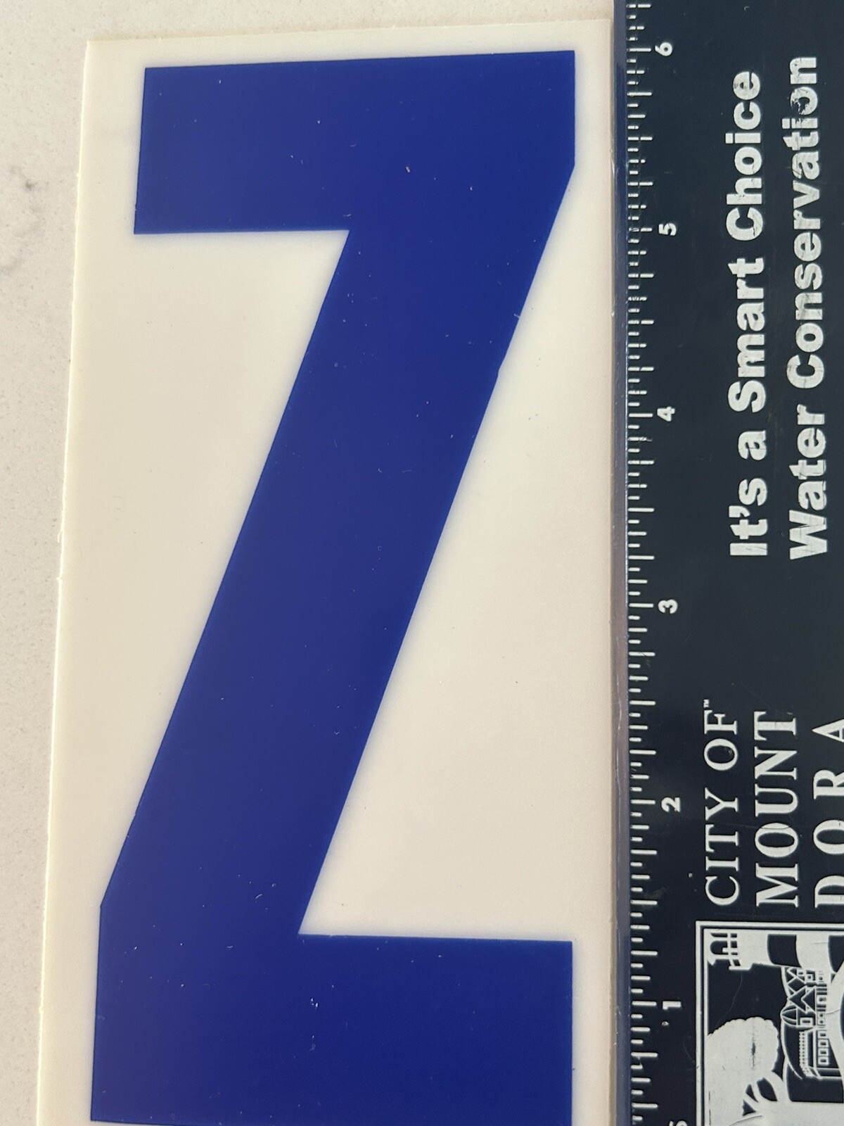 58 Plastic Replacement Letters (A-C, M-Z) Hanging Window Sign ~ 6.25” Tall