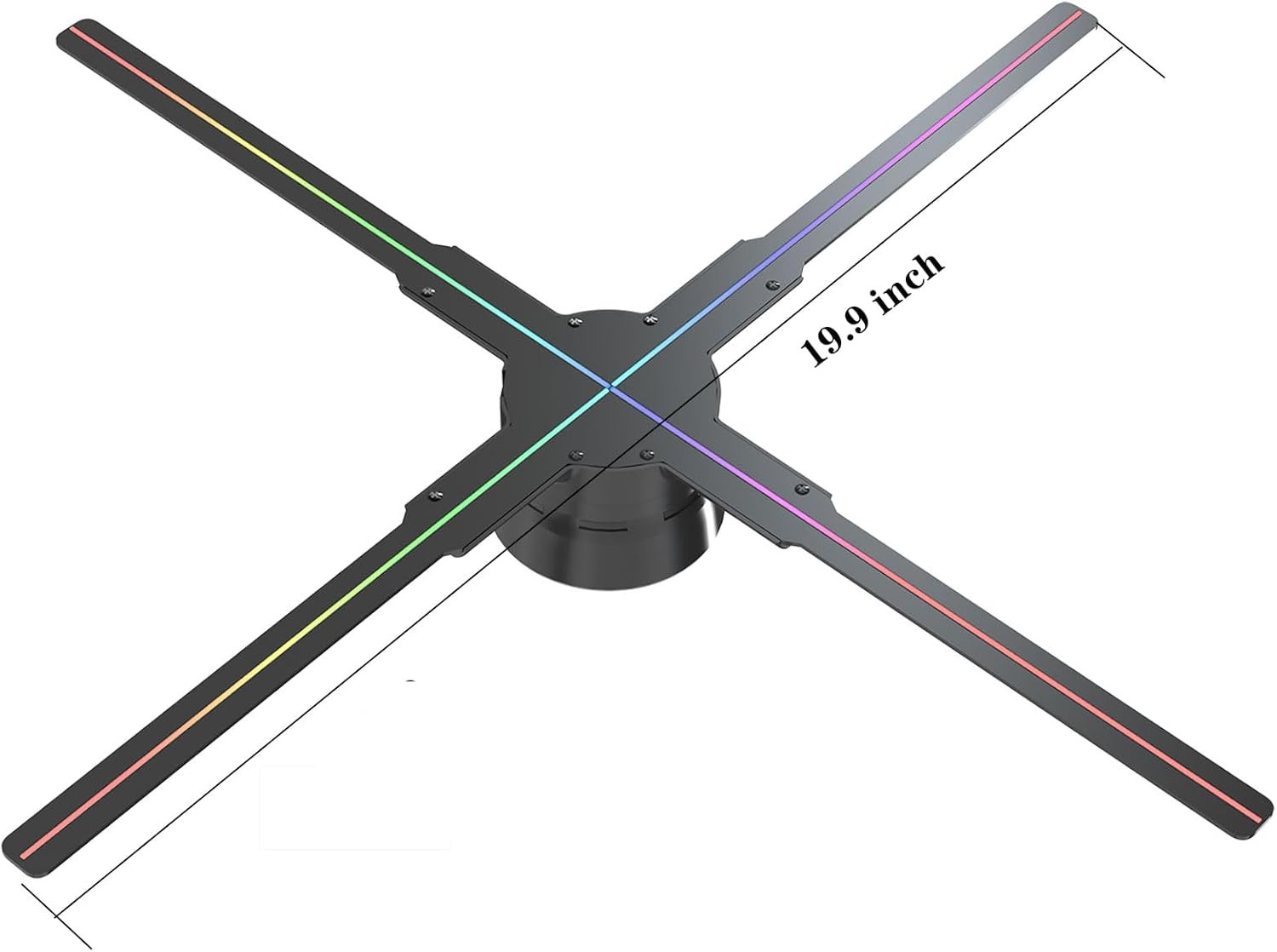 3D Hologram Fan,Hologram Fan with 700 Library Video,Animated Holographic Project