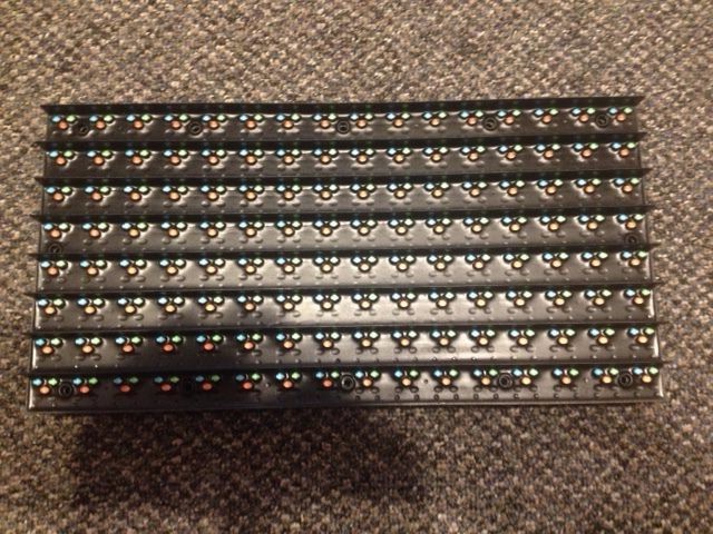 Trans-Lux Fairplay Scoreboard RGB LED Sign Module 22mm 8X16 13670-001 IMLF01775