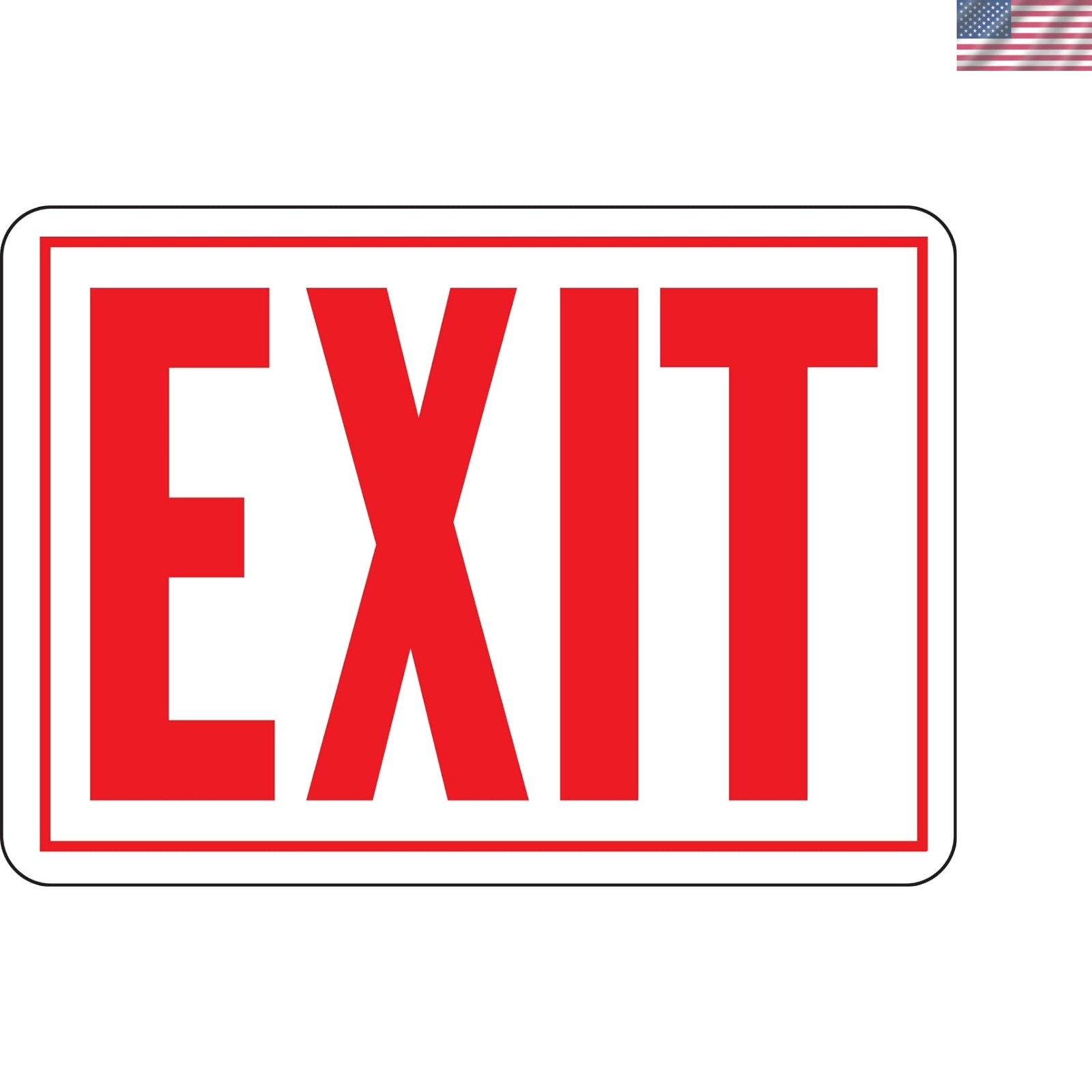 Aluminum Signs, 14” x 9.5”, Durable Long-Lasting Contrasting Metal Signs for …