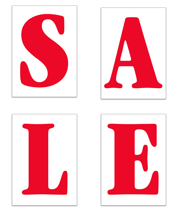 UNDER THE HOOD SIGN SAVE SALE KIT CAR LOT DEALER KIT RED WHITE 29″ X 41″