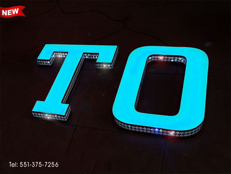 New Custom Made Led Channel Letter, Front-Lit and side-Lit 12 Inches