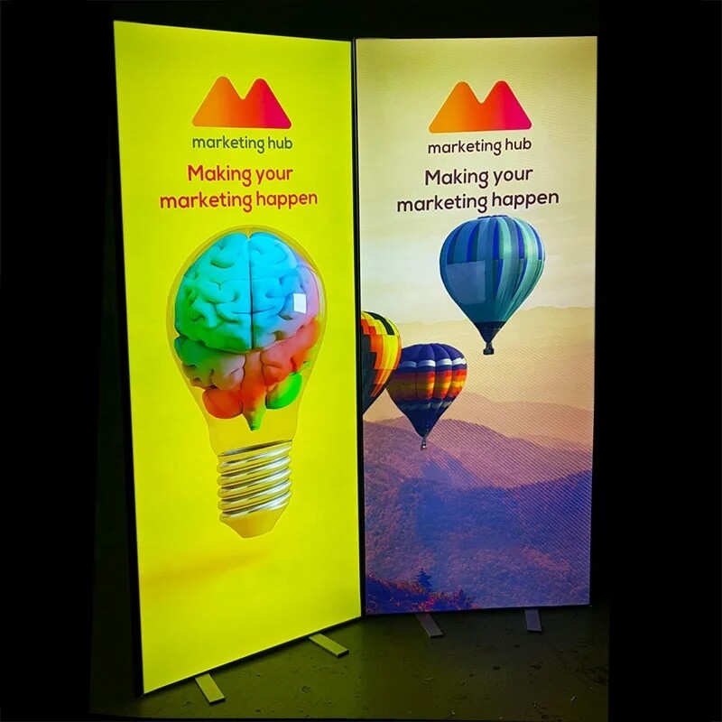 4ft x 4ft Led Light Box Frameless Advertising Fabric Lightbox for Trade Show