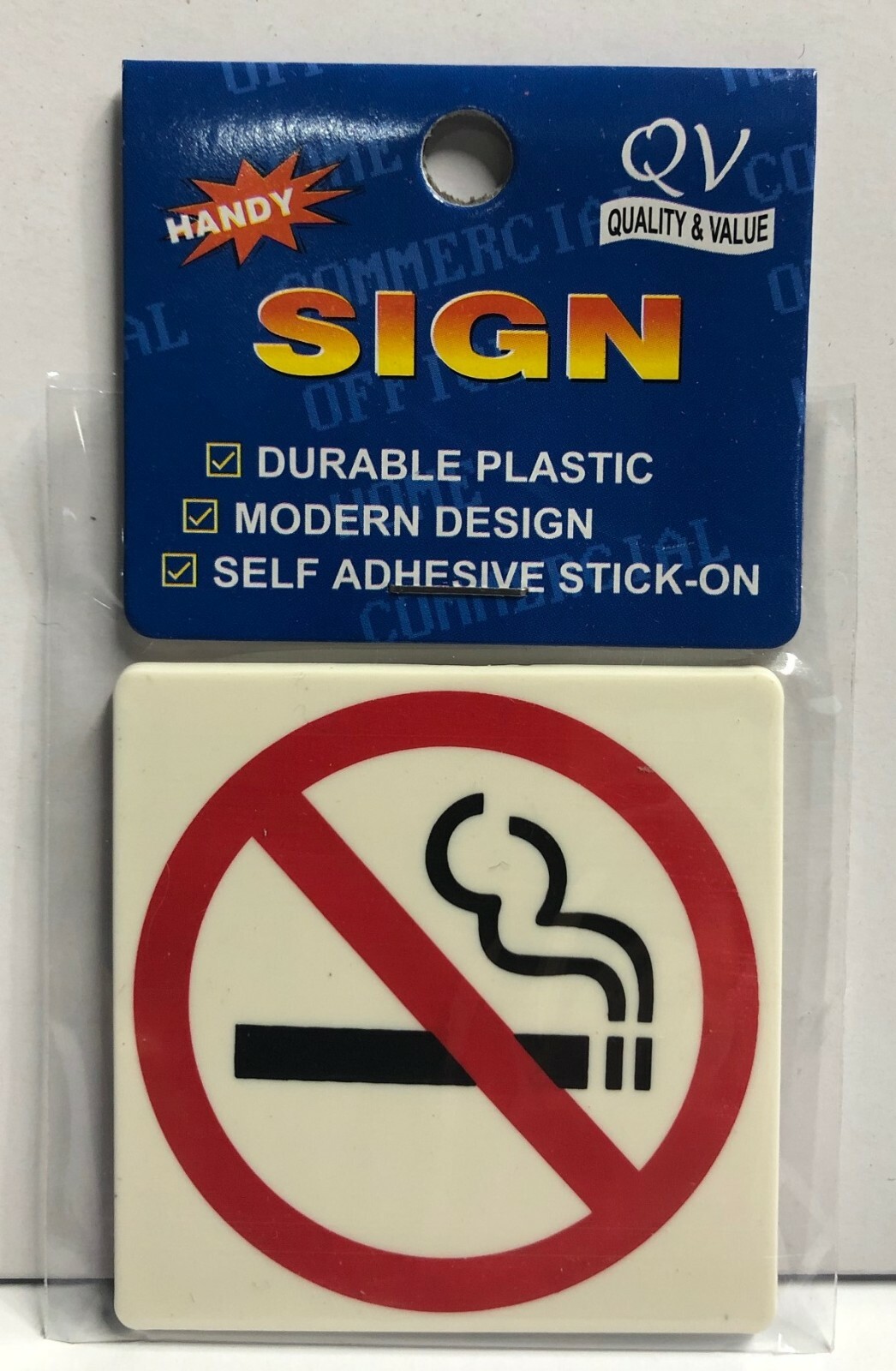3 OF NO SMOKING SIGN BUSINESS, INDUSTRY, HOME, SHOP SIGNS, PEAL & STICK