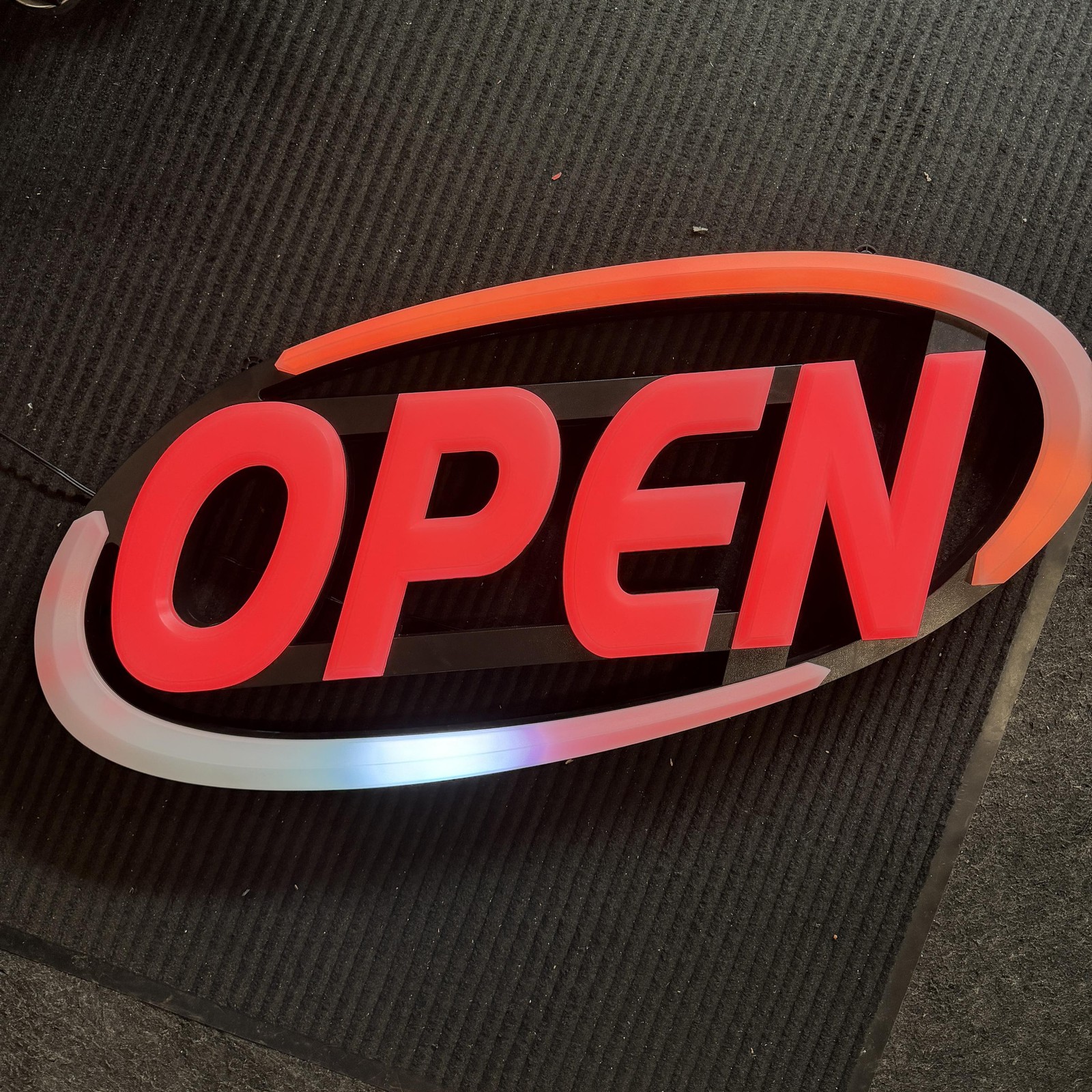 GLI Green Light Innovations GLI1050B LED Open Sign for Business 15″ x 32″