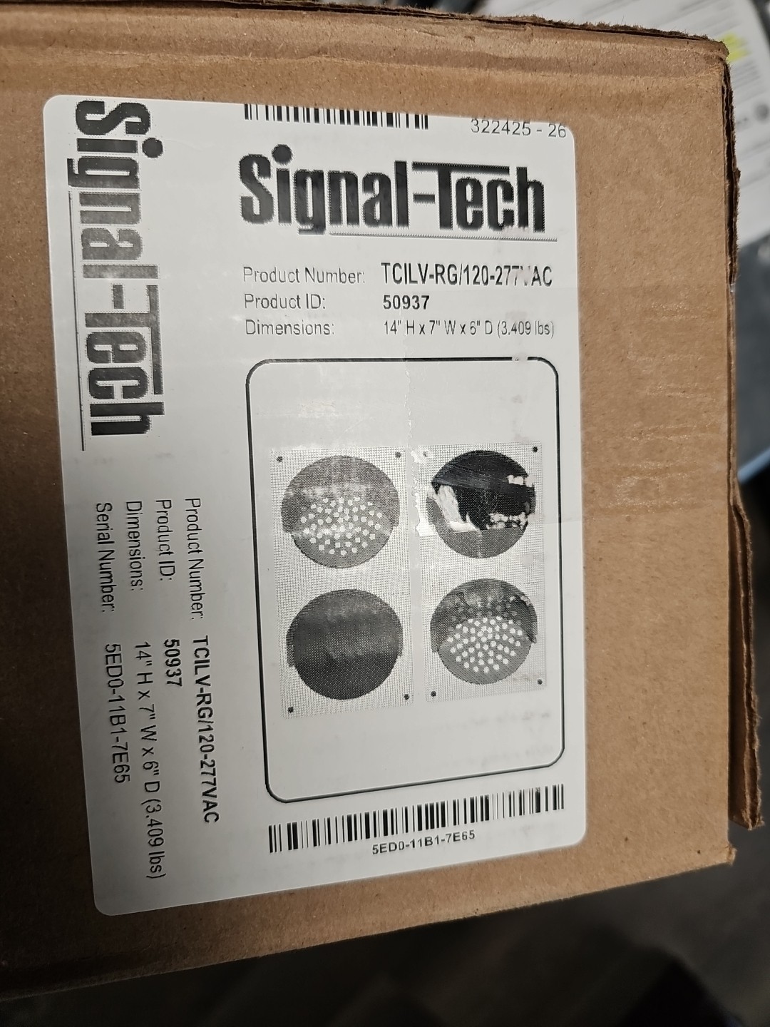 Signal-Tech 50937 TCILH-RG/120-277VAC LED Traffic Controller, Red-Green