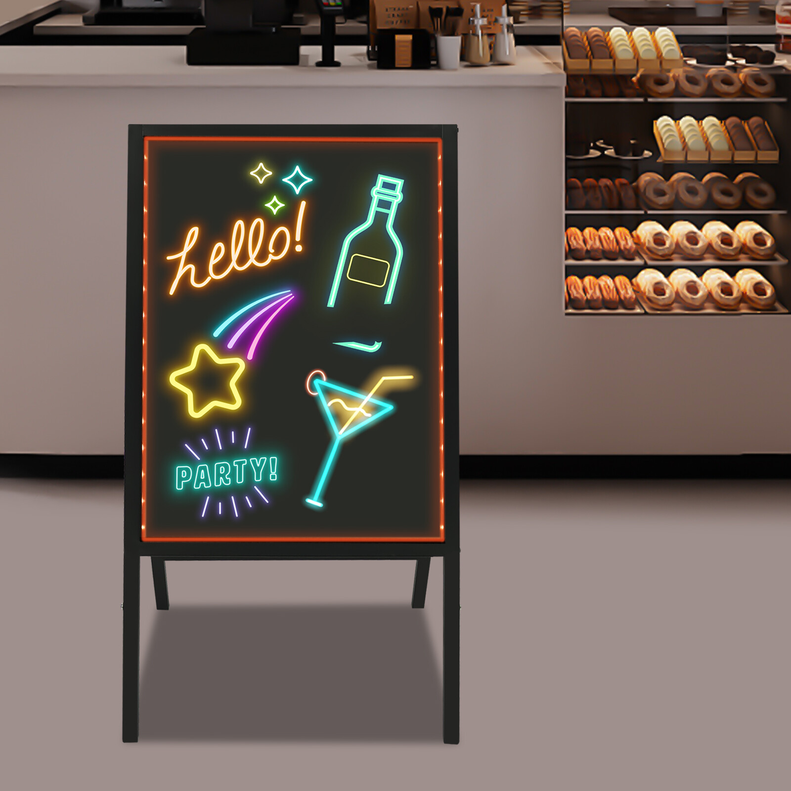 LED Message Writing Board with Remote Control – Customizable Display for Events