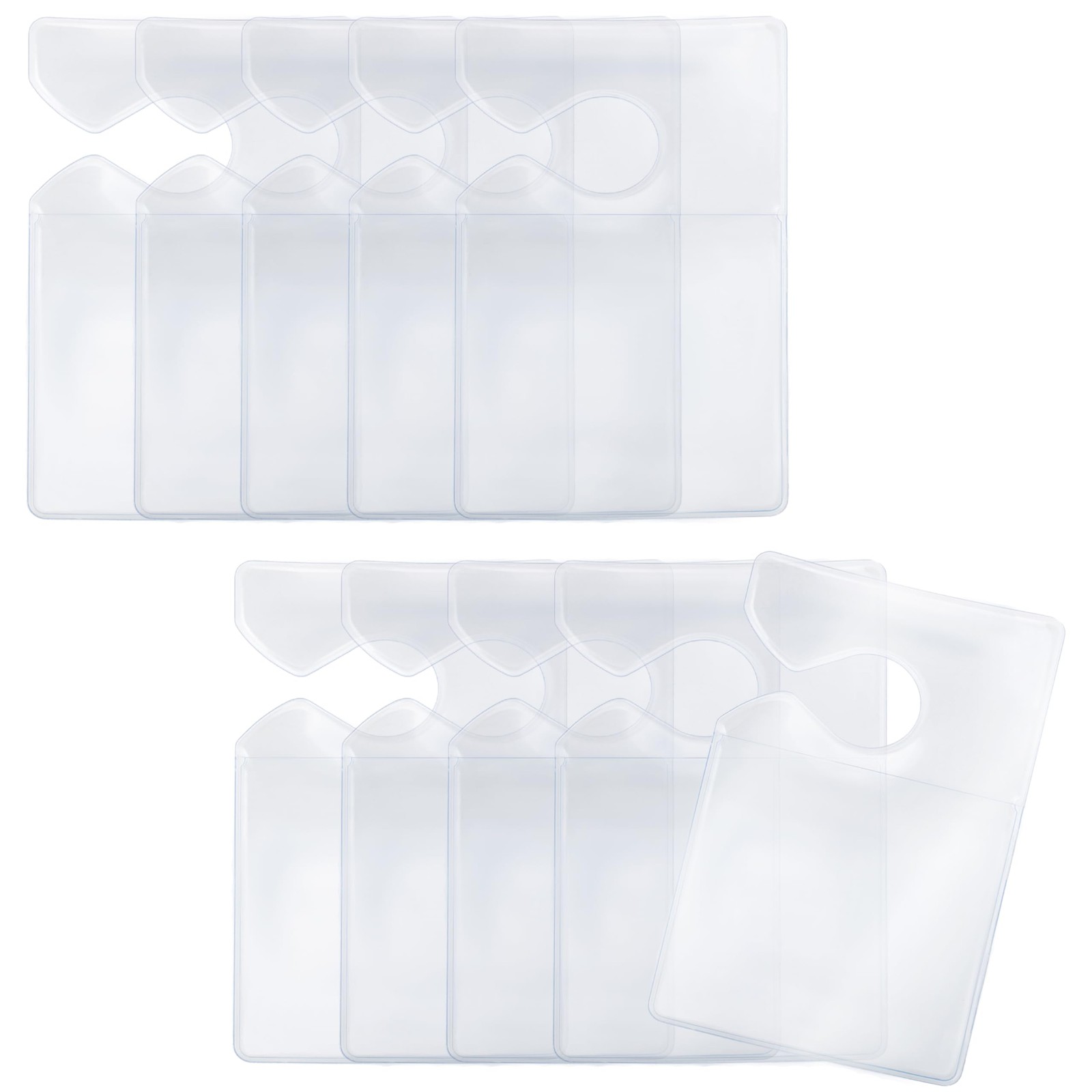 ecocstm 10 PCS Clear Parking Permit Holder, Rear View Mirror Hanger, Car…