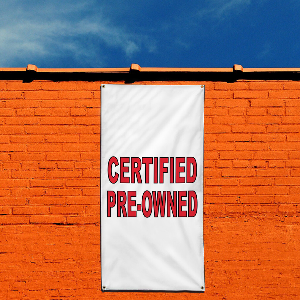Vertical Vinyl Banner Multiple Sizes Business Weatherproof Industrial Yard Signs