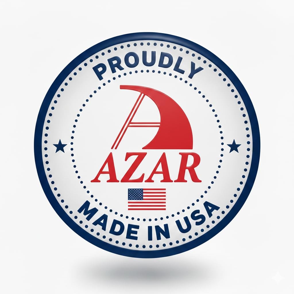 Azar Displays 252922-2PK Counter Trifold Brochure Holder with 2-Pack, Clear