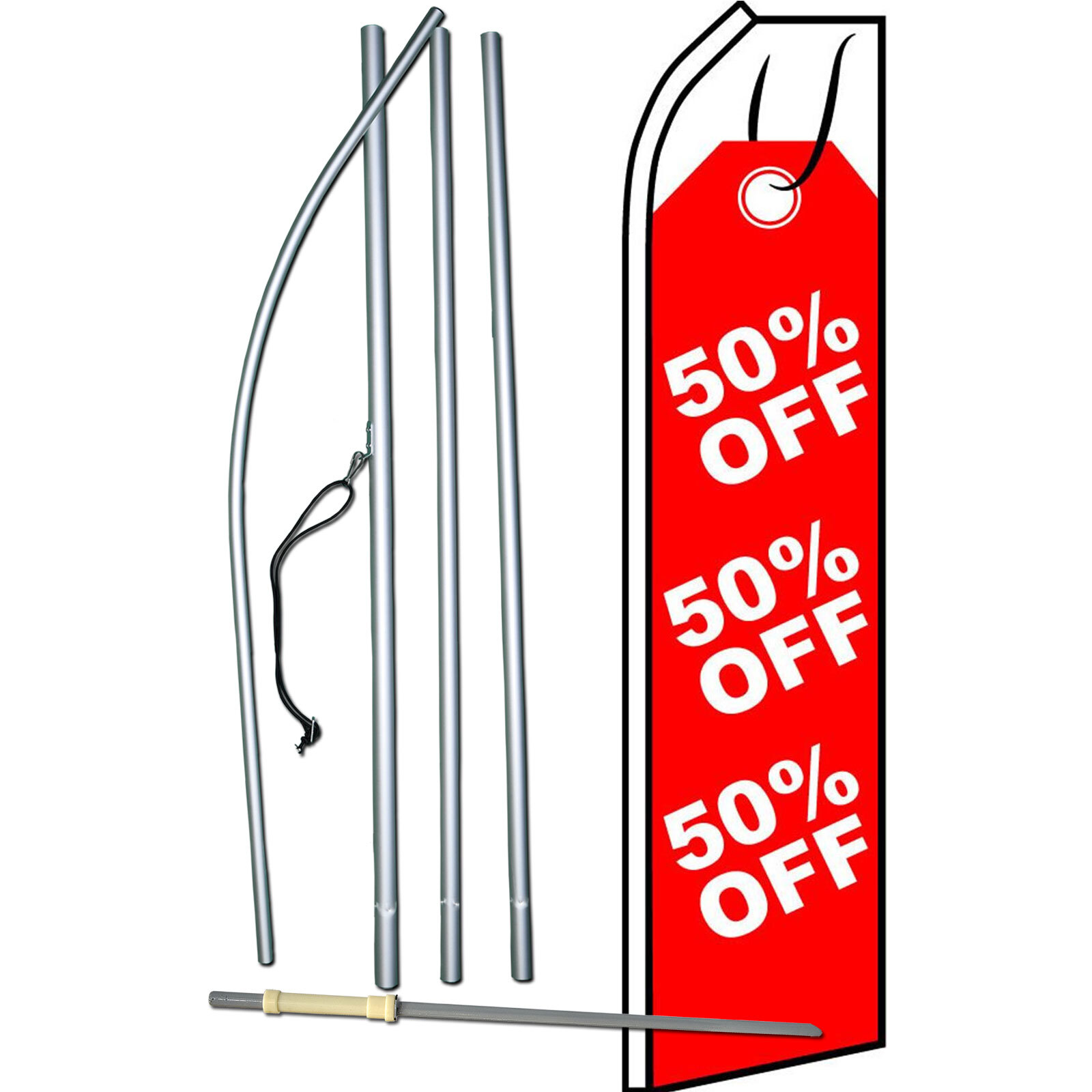 50% Off Tag Complete Swooper Flag Bundle