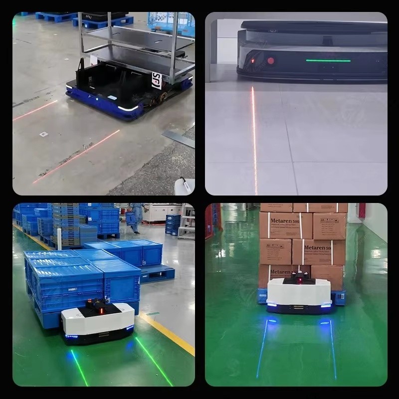 Linear Laser Guided AGV Virtual Line Warning Light Industrial Safety Projector