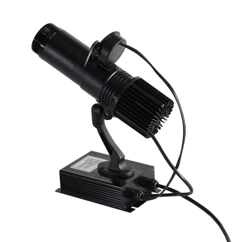 20W Indoor LED Gobo Projector Advertising Logo lamp 1 Color Rotating Glass Gobo