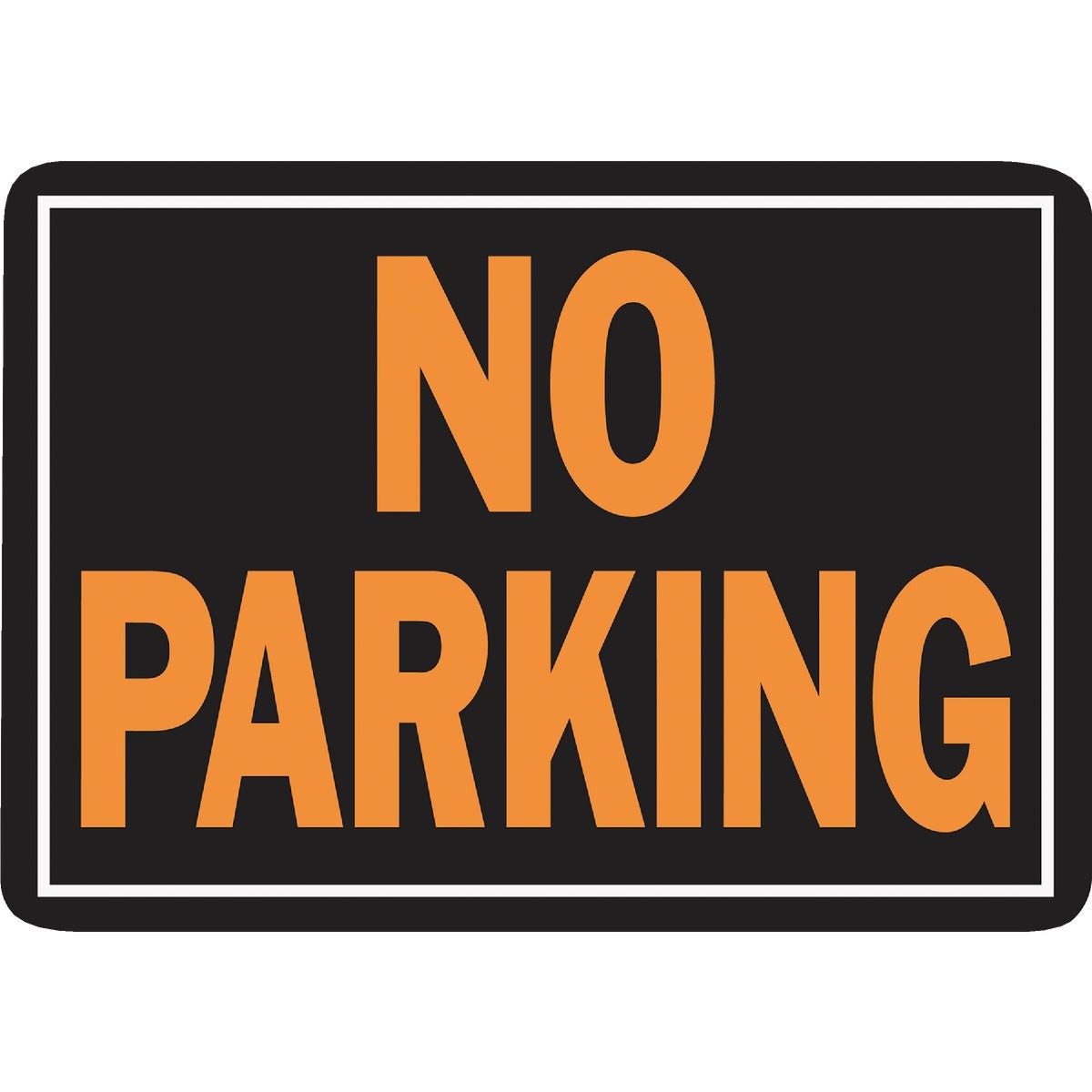 Hy-Ko 10×14 Day-Glo Aluminum Sign, No Parking 805 Hy-Ko 805 029069008055