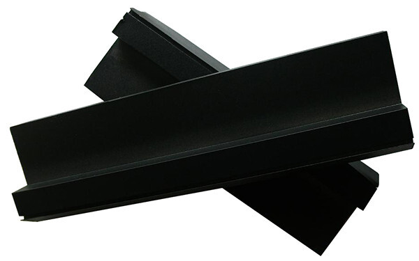 4 Pcs Aluminum Alloy LED Panel Frame for LED Sign Black Color