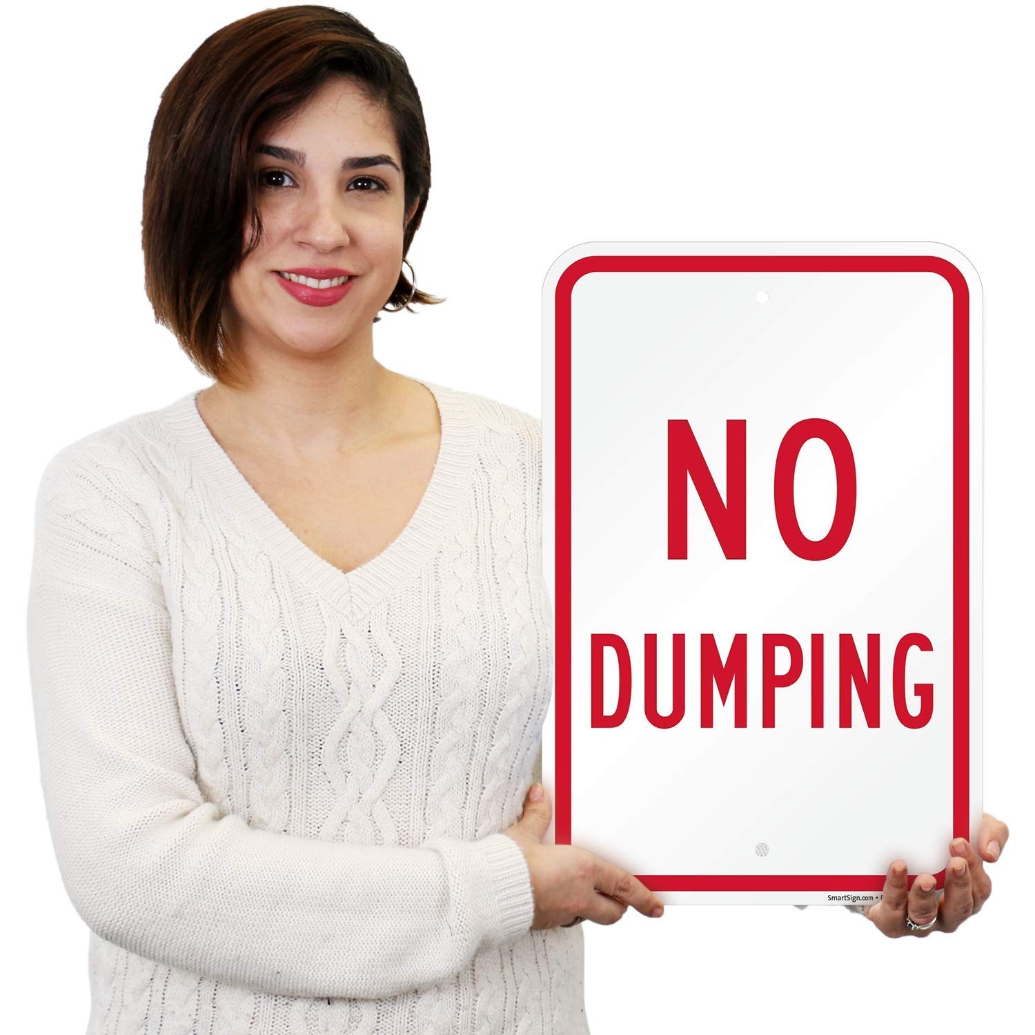 K7109AL12x18 K7109AL “No Dumping” Sign | 12″ x 18″ Aluminum