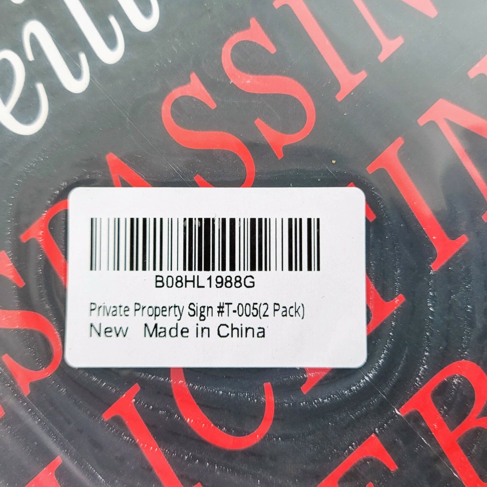 Private Property Under Surveillance No Trespassing Aluminum Metal Sign 10×14 2Pk