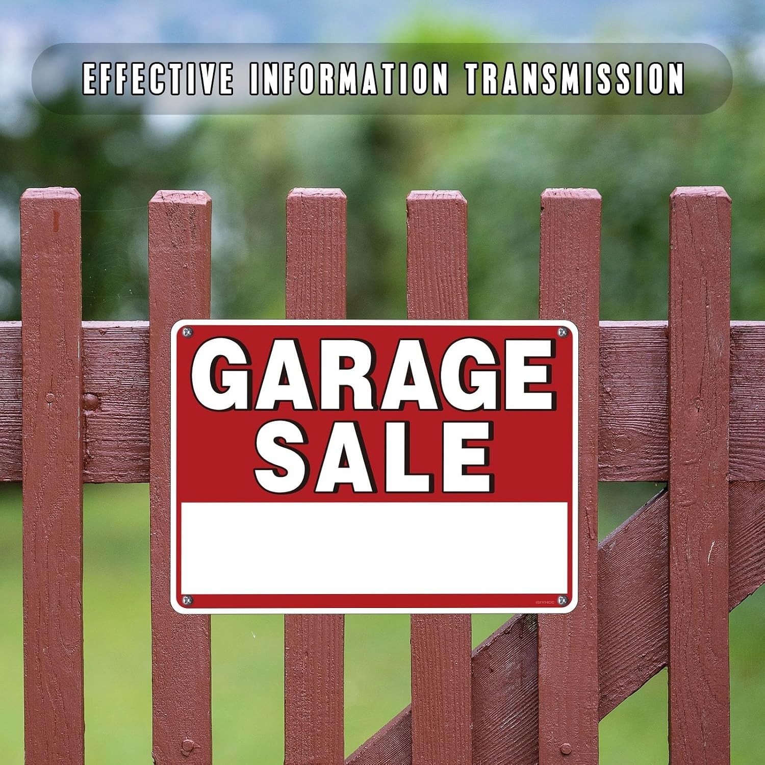 Garage Sale Sign Kit 5Pcs Double-Sided 14″ x 10″ Weather-Proof Yard Supplies
