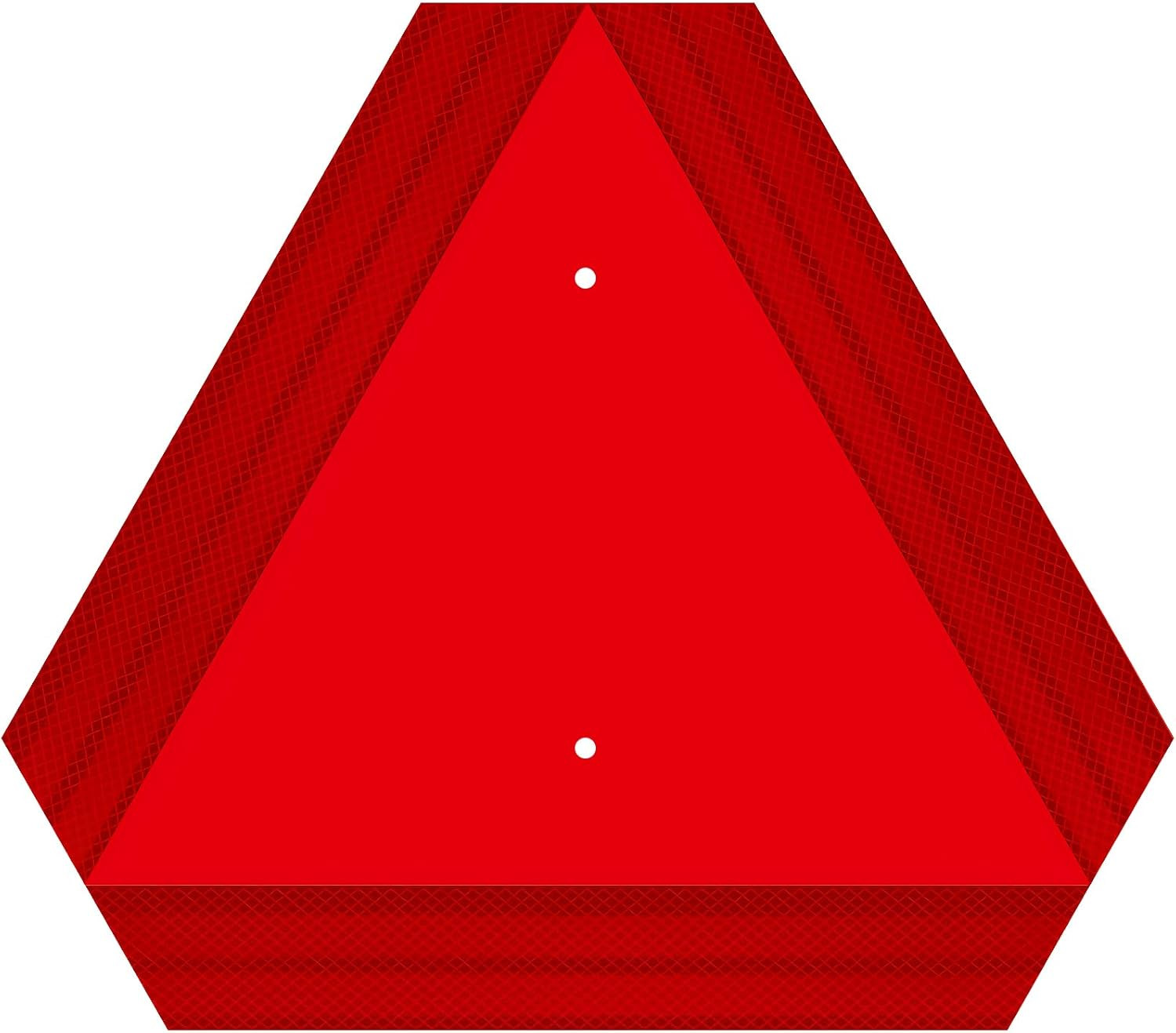 Slow Moving Vehicle Triangle Sign, Rust Free Aluminum, 14″X16″, 40-Mil Thick Ref